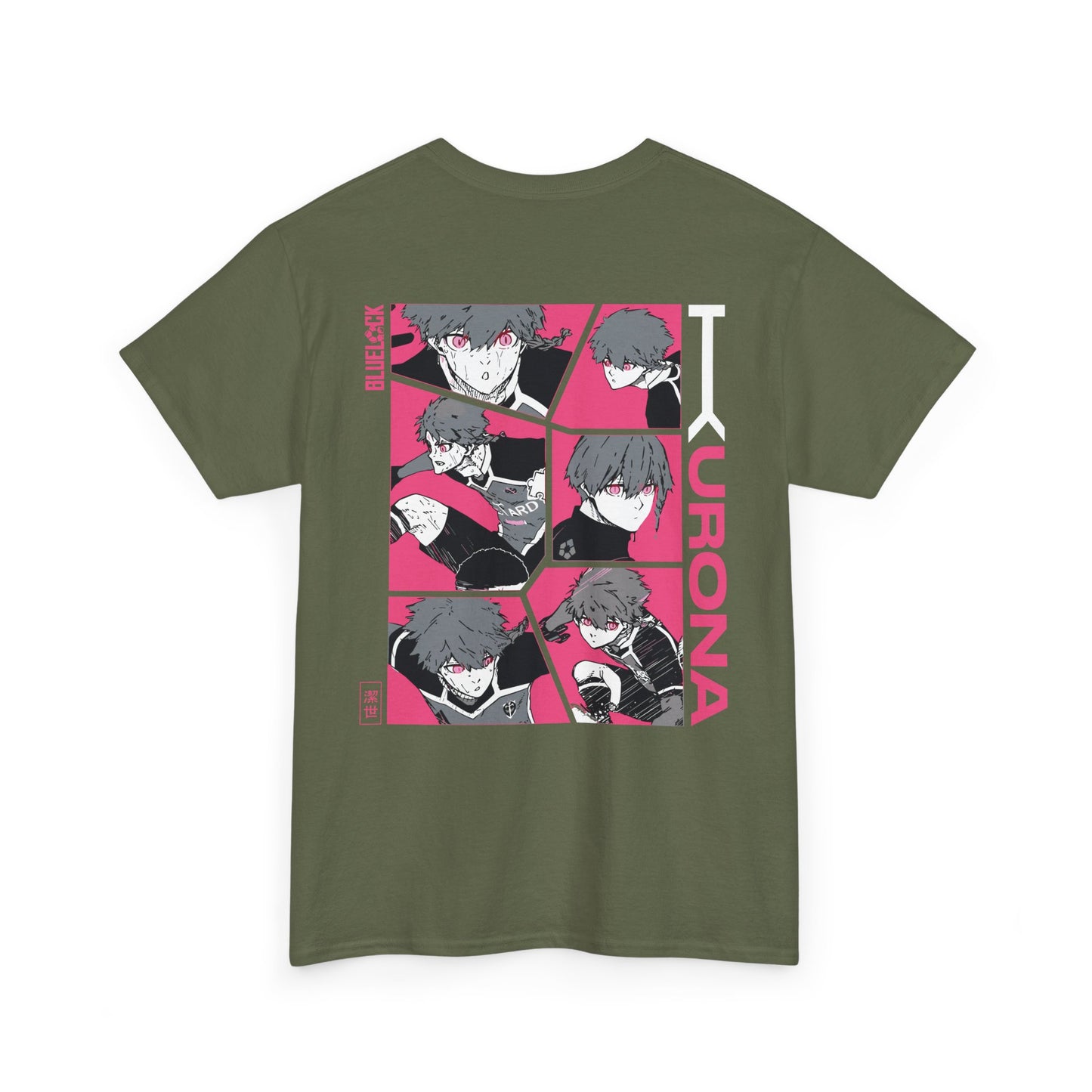 Kurona "Twin Fang" Blue Lock Heavyweight Tee | Maklenn