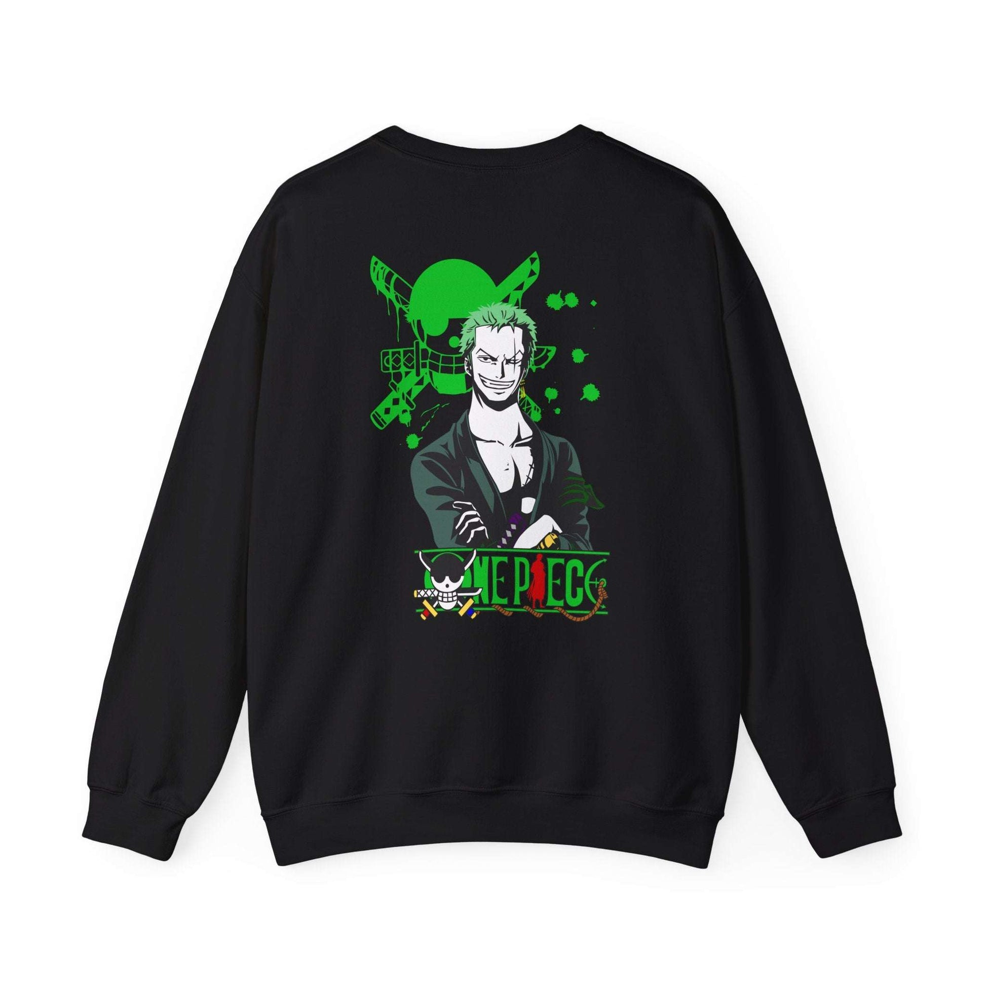 One Piece Zoro Graphic Sweatshirt — Anime Pirate Crewneck Maklenn One Piece Zoro Graphic Sweatshirt — Anime Pirate Crewneck Sweatshirt Maklenn www.maklenn.com India 33.23