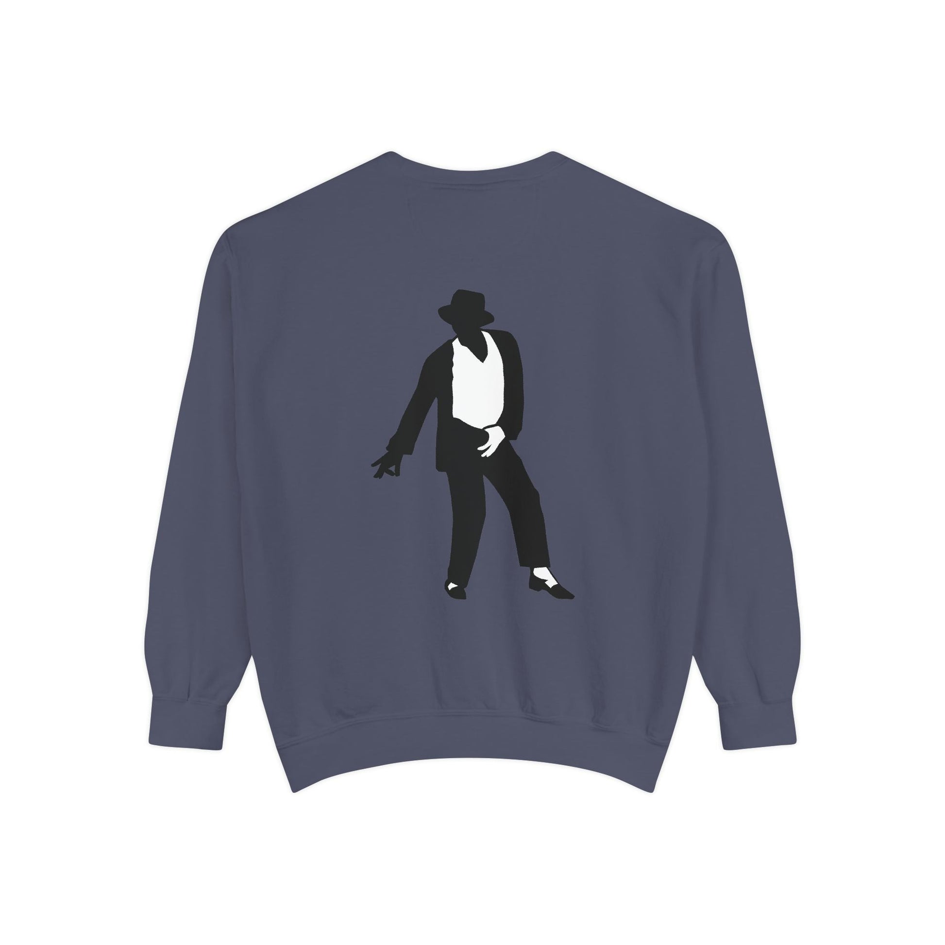 Stylish Unisex Garment-Dyed Sweatshirt, Casual Wear, Gift for Music Lovers, Retro Fashion, Unique Streetwear, Perfect for Parties,Michel jackson style sweatshirt,USA trend sweatshirt Printify