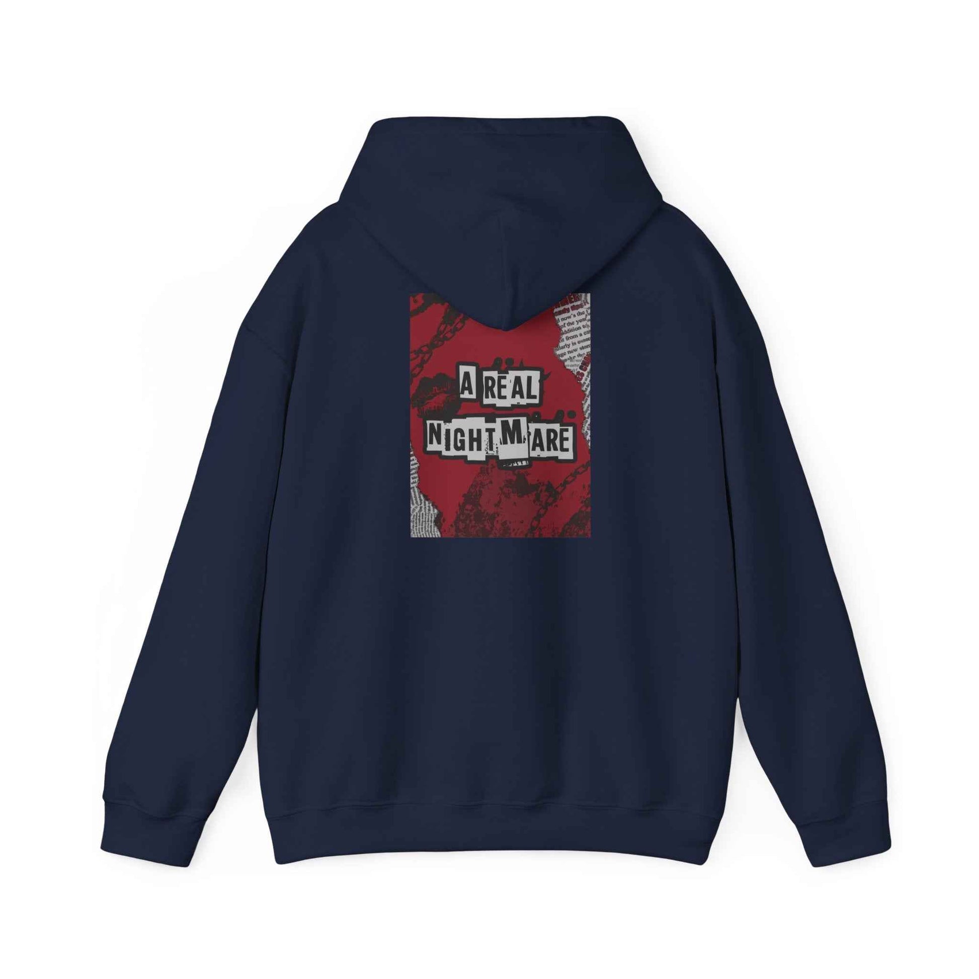 A Real Nightmare Hoodie - Cozy Unisex Sweatshirt for Halloween, Casual Wear, Gifts, Fall Fashion, Party,USA trend, Mens hoodie us,Australia genz edition,Canada online hoodie fashion