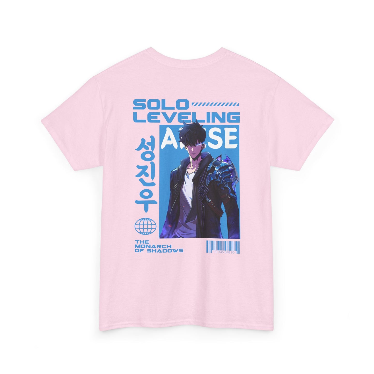 Solo Leveling Graphic Tee — Sung Jinwoo Anime-Inspired Shirt