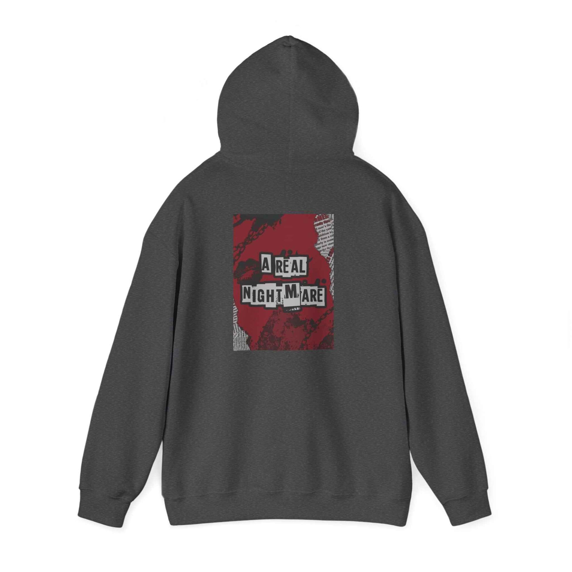 A Real Nightmare Hoodie - Cozy Unisex Sweatshirt for Halloween, Casual Wear, Gifts, Fall Fashion, Party,USA trend, Mens hoodie us,Australia genz edition,Canada online hoodie fashion