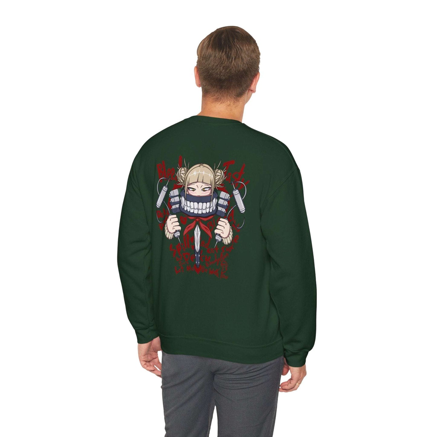 Graphic Crewneck Sweatshirt — Grinning Girl Horror Manga Design Maklenn Graphic Crewneck Sweatshirt — Grinning Girl Horror Manga Design Sweatshirt Maklenn www.maklenn.com India 33.23