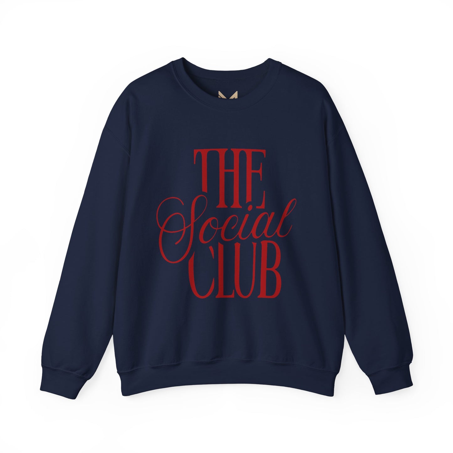 Chic Social Club Sweatshirt, Cozy Unisex Crewneck, Fashionable Gift for Friends, Casual Wardrobe Essential, Perfect for Hangouts and [...] Printify