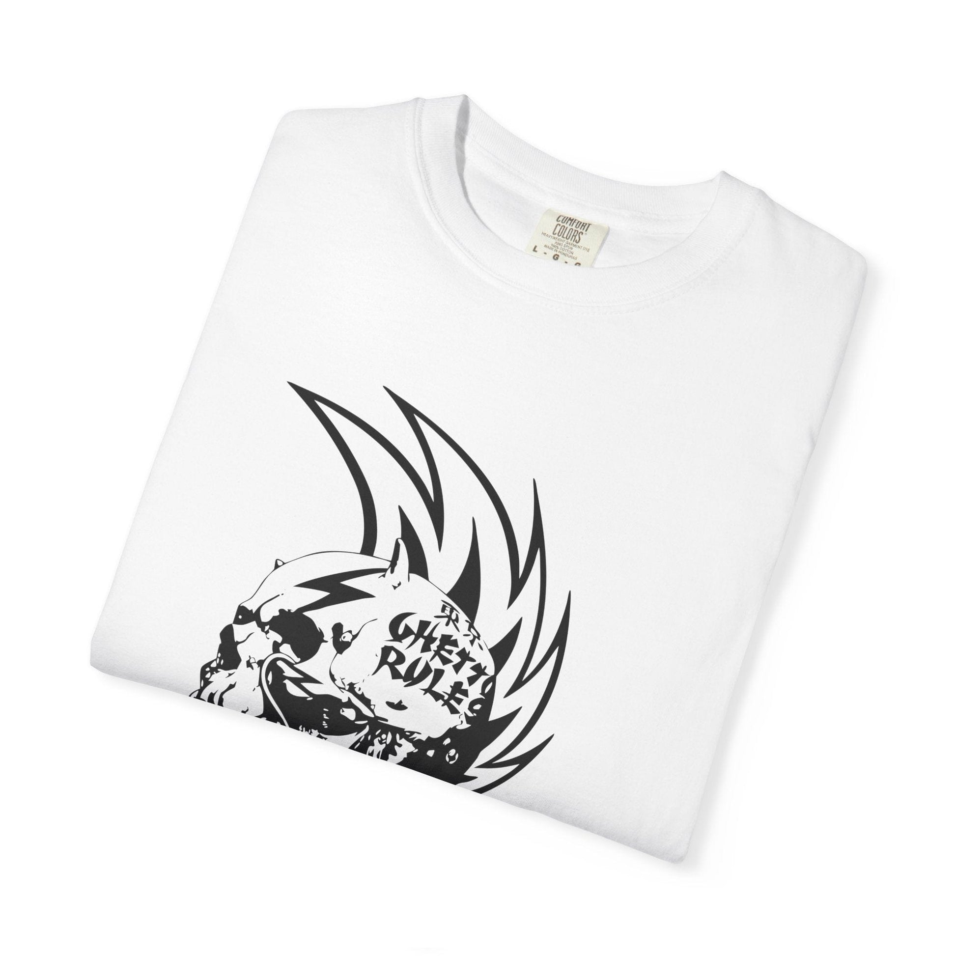 Punk Skull Graphic T-shirt for Unisex, Emo Fashion Tee, Edgy Streetwear, Gift for Music Lovers, Halloween Costume - Maklenn