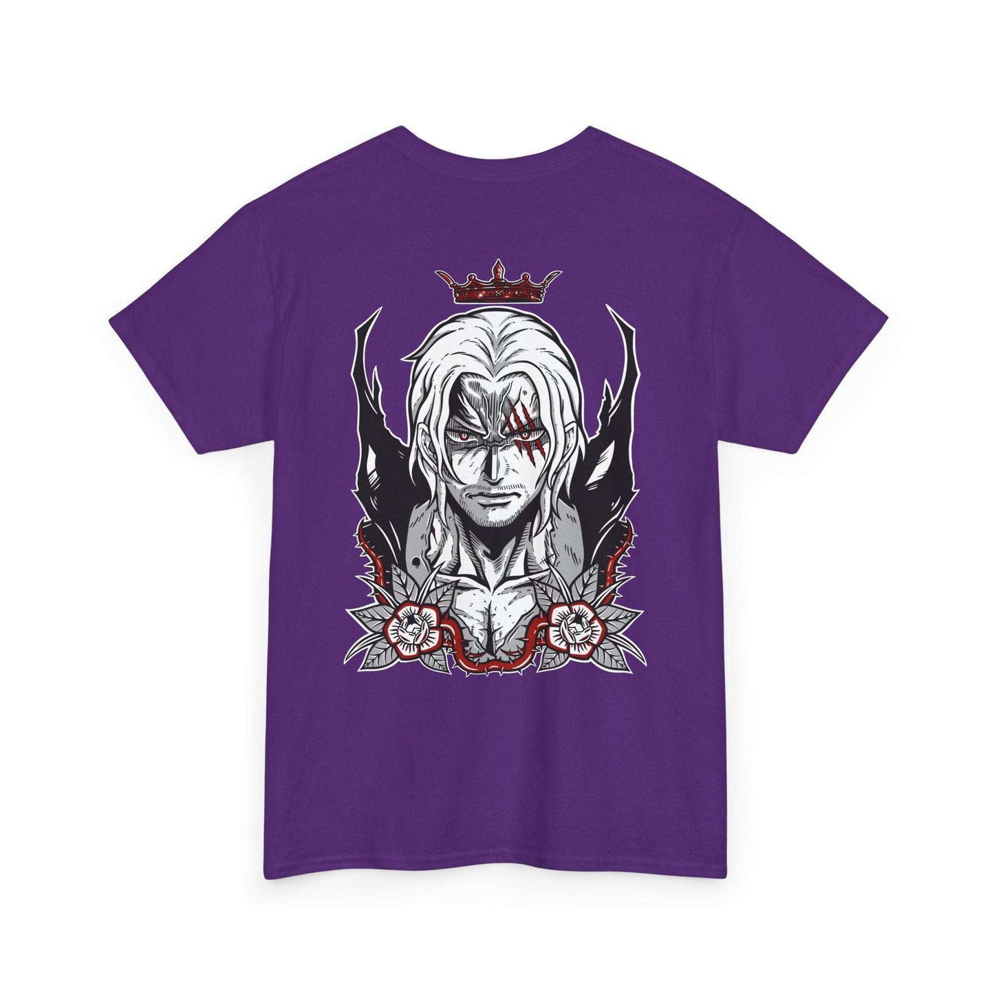 One Piece Anime Tee — White 'King' Pirate Skull Chest & Back Graphic Shirt Maklenn One Piece Anime Tee — White 'King' Pirate Skull Chest & Back Graphic Shirt T-Shirt Maklenn www.maklenn.com India 21.80
