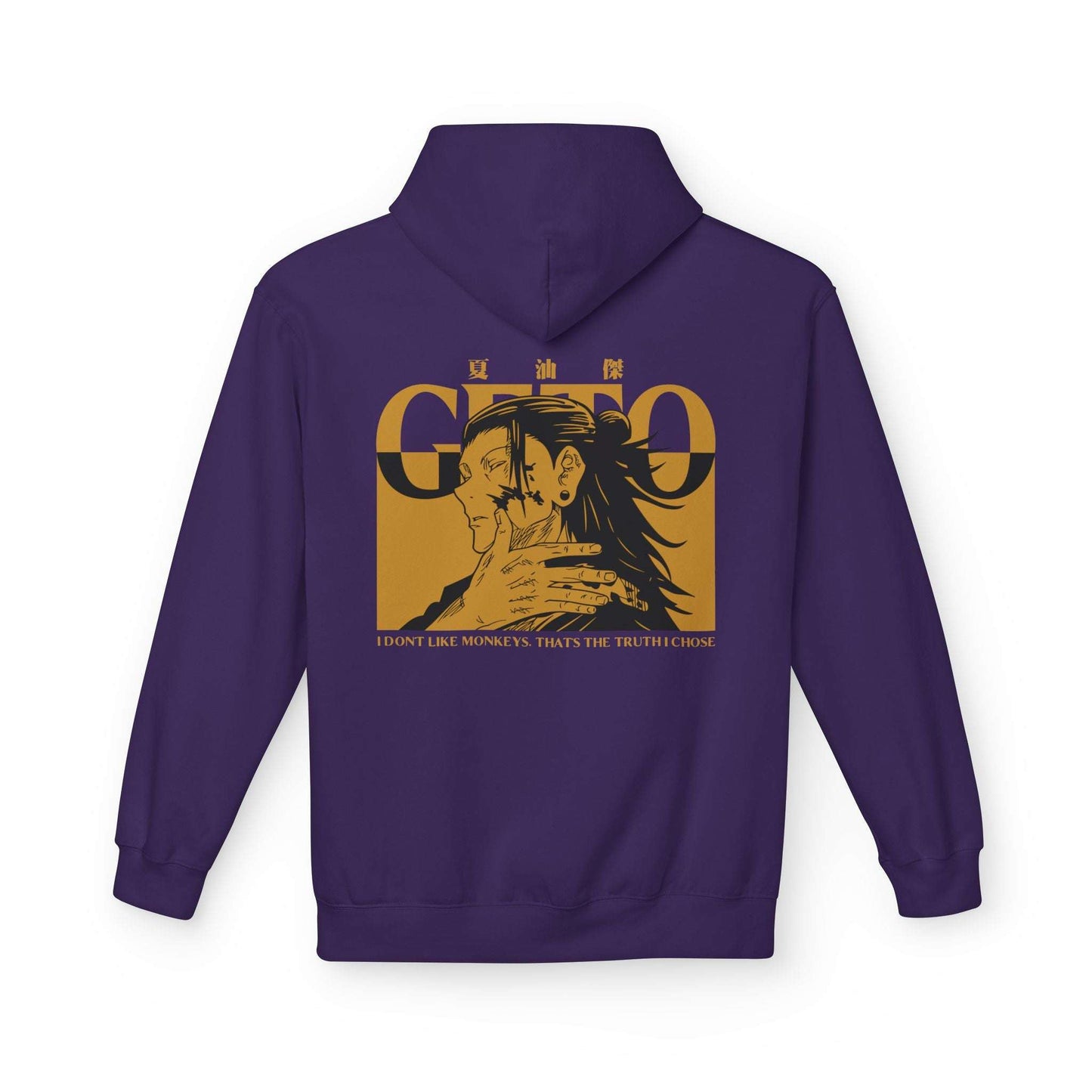 Jujutsu Kaisen Gojo Graphic Hoodie — Minimal Kanji Front, Retro Back Art Maklenn Jujutsu Kaisen Gojo Graphic Hoodie — Minimal Kanji Front, Retro Back Art Hoodie Maklenn www.maklenn.com India 39.87