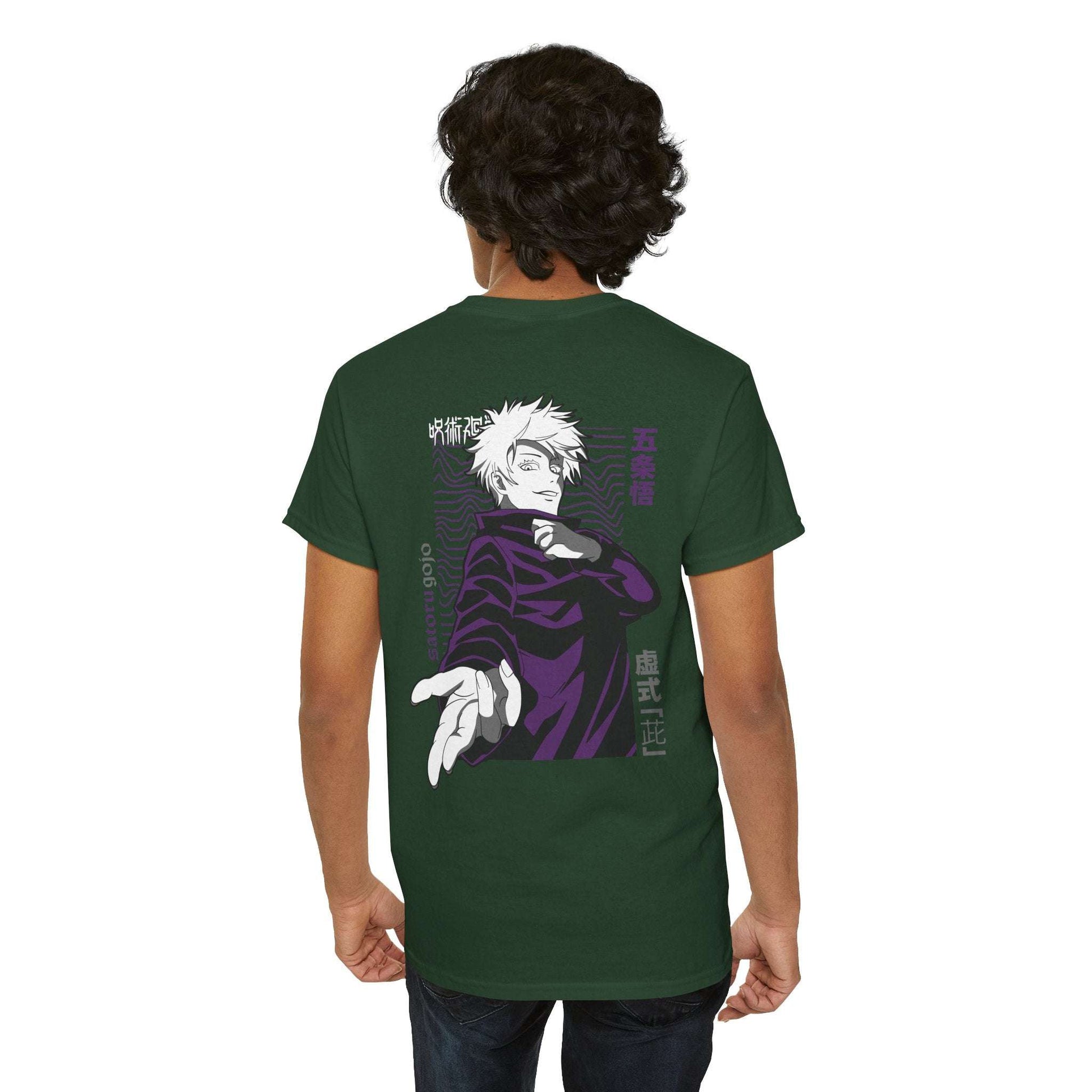 Anime Character Graphic Tee — Purple Back Art with Japanese Text Maklenn Anime Character Graphic Tee — Purple Back Art with Japanese Text T-Shirt Maklenn www.maklenn.com India 21.80