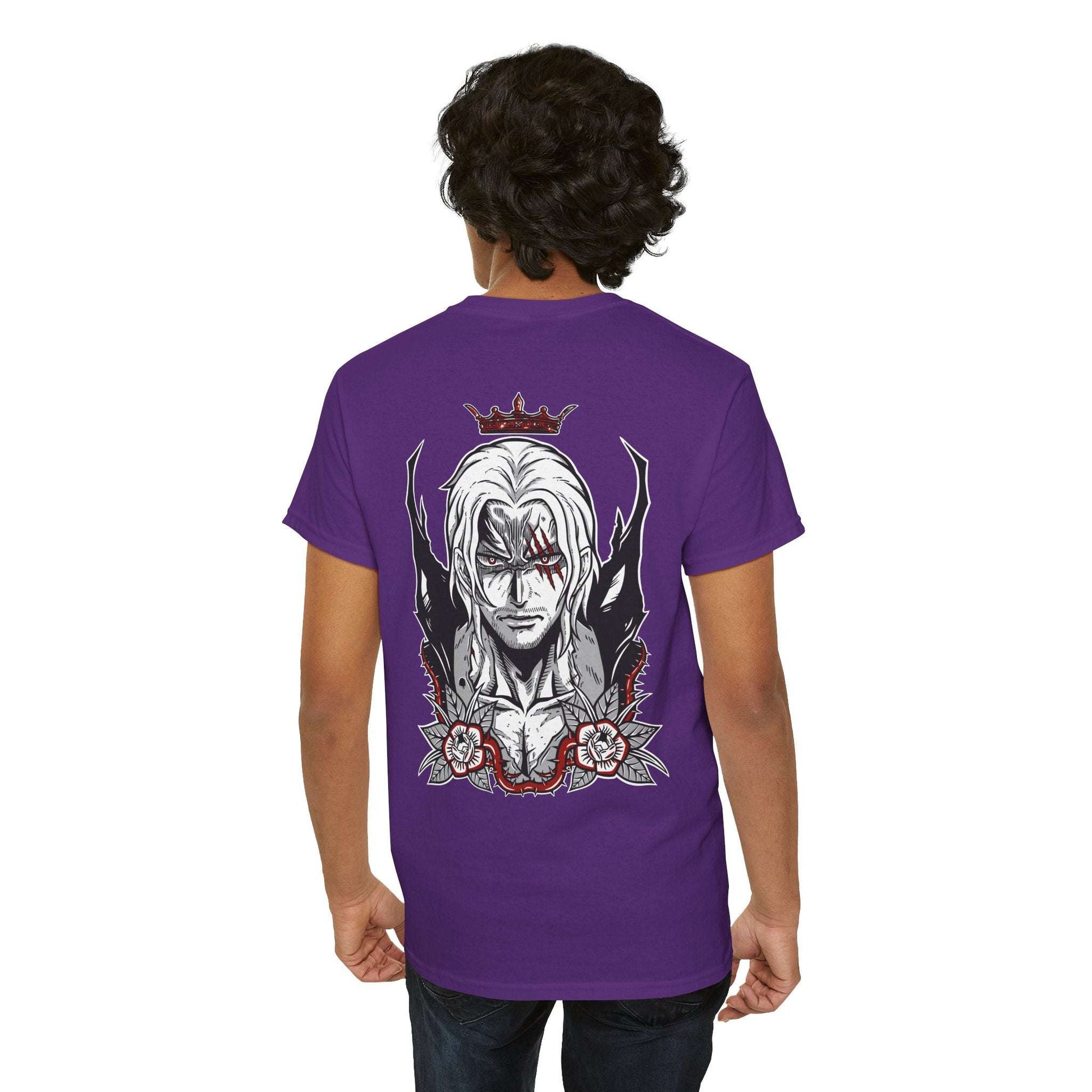 One Piece Anime Tee — White 'King' Pirate Skull Chest & Back Graphic Shirt Maklenn One Piece Anime Tee — White 'King' Pirate Skull Chest & Back Graphic Shirt T-Shirt Maklenn www.maklenn.com India 21.80