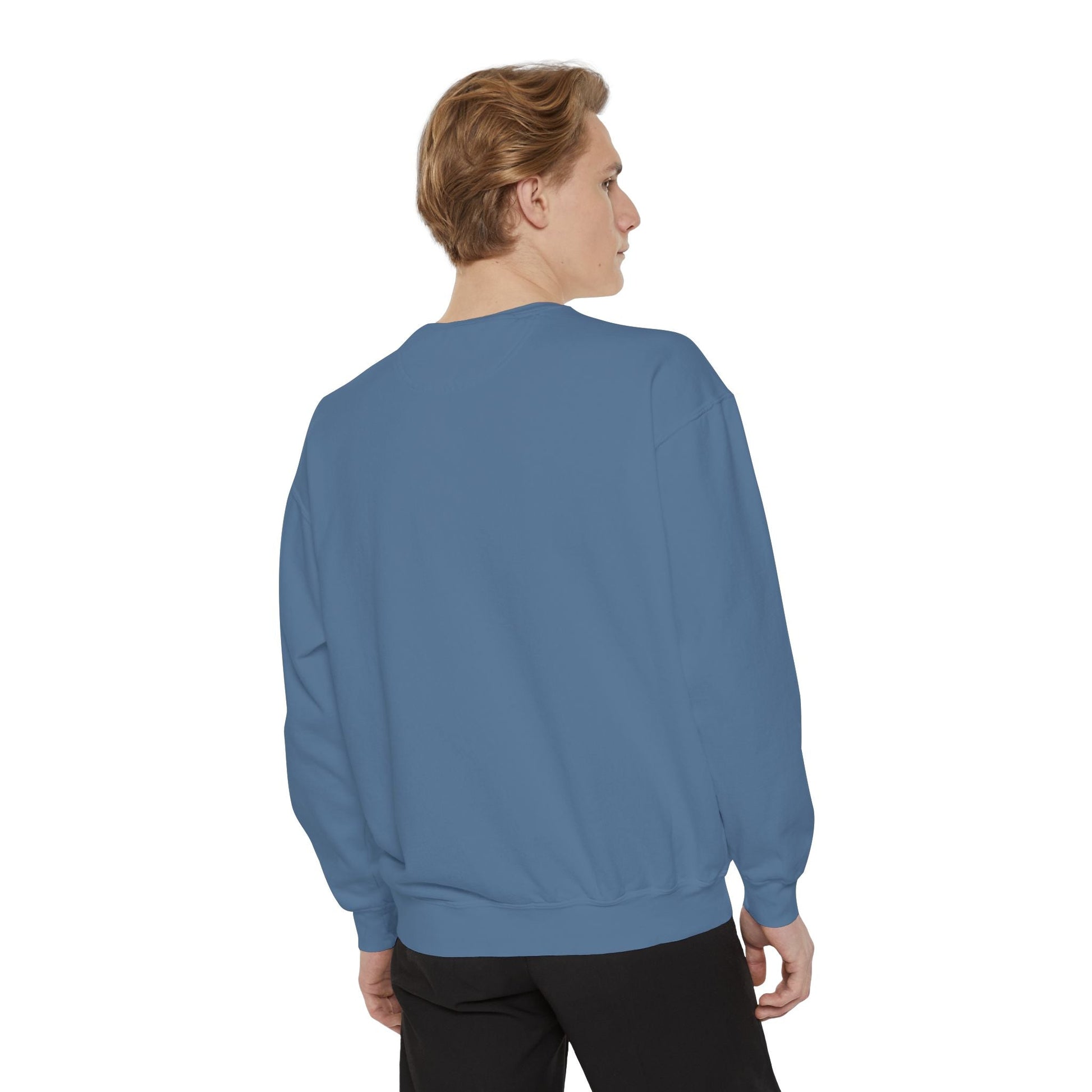 Snoop Dogg Inspired Unisex Garment-Dyed Sweatshirt - Hip Hop Style, Retro Fashion, Streetwear, Gift for Music Lovers, Cozy Apparel Printify