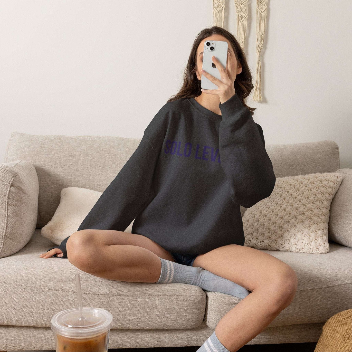 Solo Leveling Crewneck Sweatshirt — Anime Graphic Pullover Maklenn Solo Leveling Crewneck Sweatshirt — Anime Graphic Pullover Sweatshirt Maklenn www.maklenn.com India 45.99