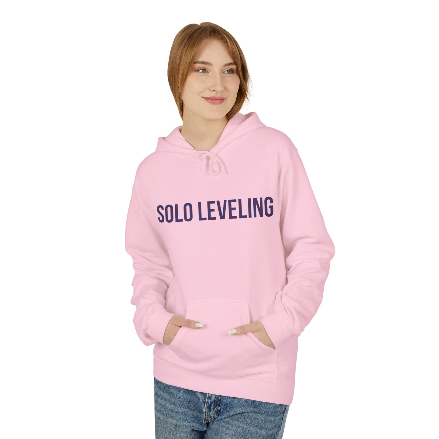 Hoodie — Solo Leveling Anime Graphic Pullover (Korean Text)