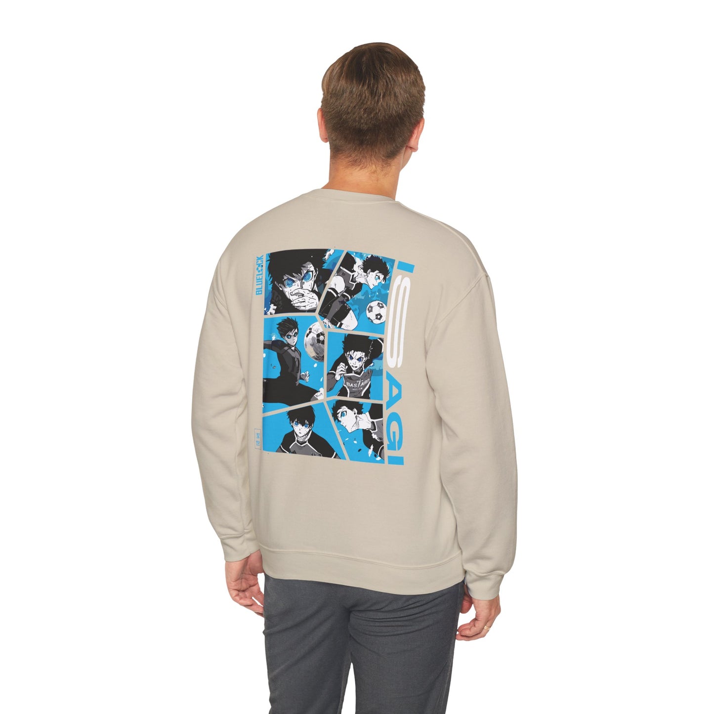 Isagi "Ego Vision" Blue Lock Heavyweight Tee | Maklenn