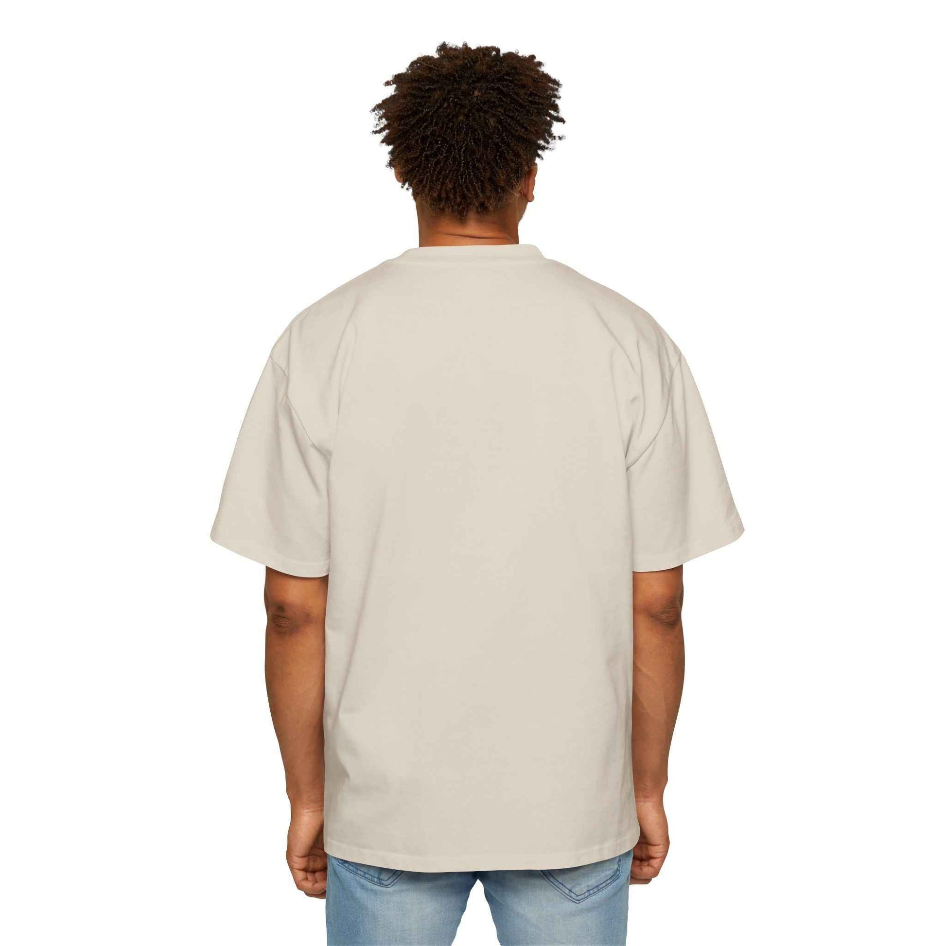 Ouch! Men's Heavy Oversized Tee, Casual T-Shirt, Gift for Him, Everyday Wear, Graphic Tee, Summer Style