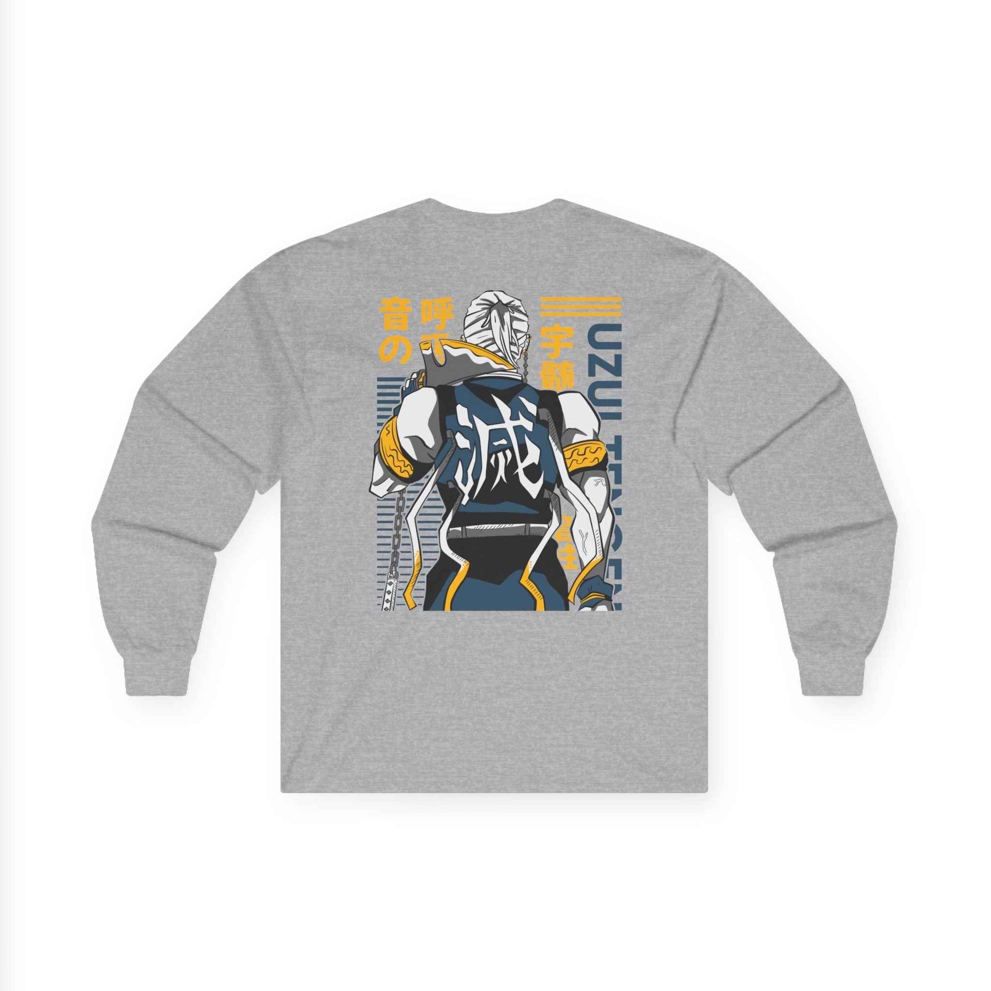 Long Sleeve Tee - Uzui Tenten Hashira Demon Slayer Design