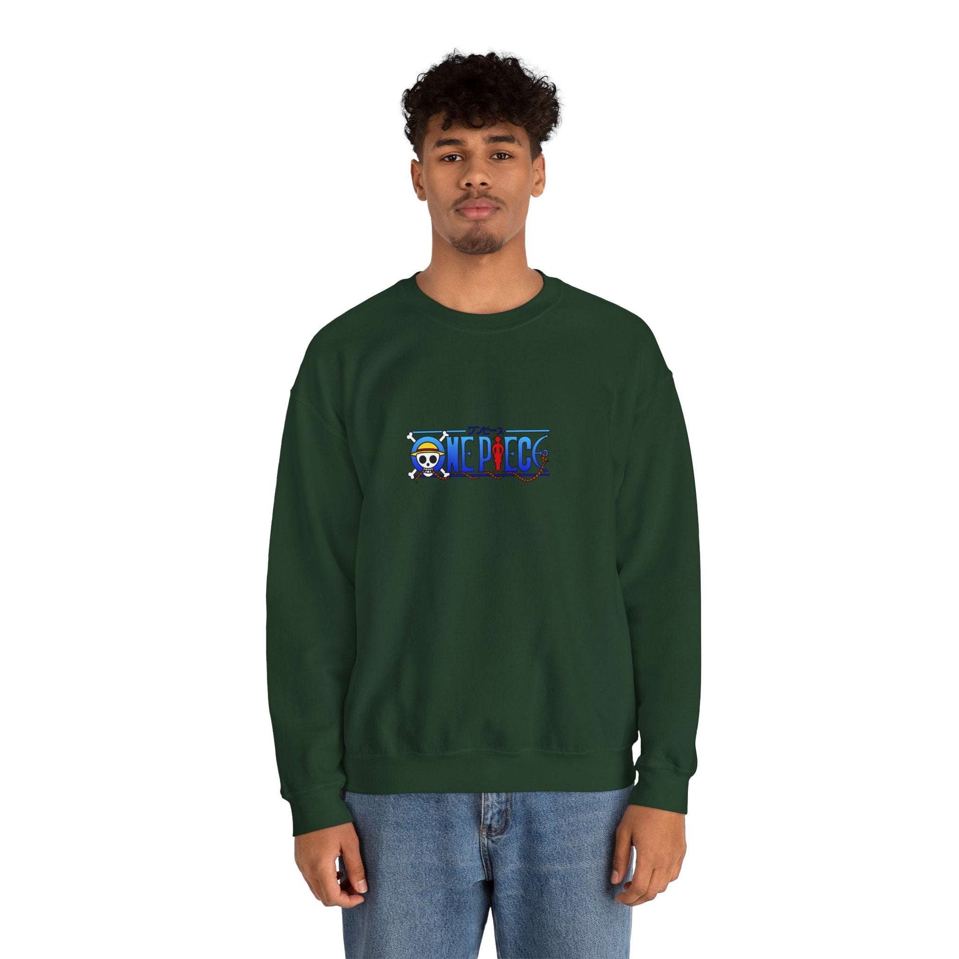 Anime Crewneck Sweatshirt — 'One Piece' Sanji Graphic Back with Logo Chest Maklenn Anime Crewneck Sweatshirt — 'One Piece' Sanji Graphic Back with Logo Chest Sweatshirt Maklenn www.maklenn.com India 33.23