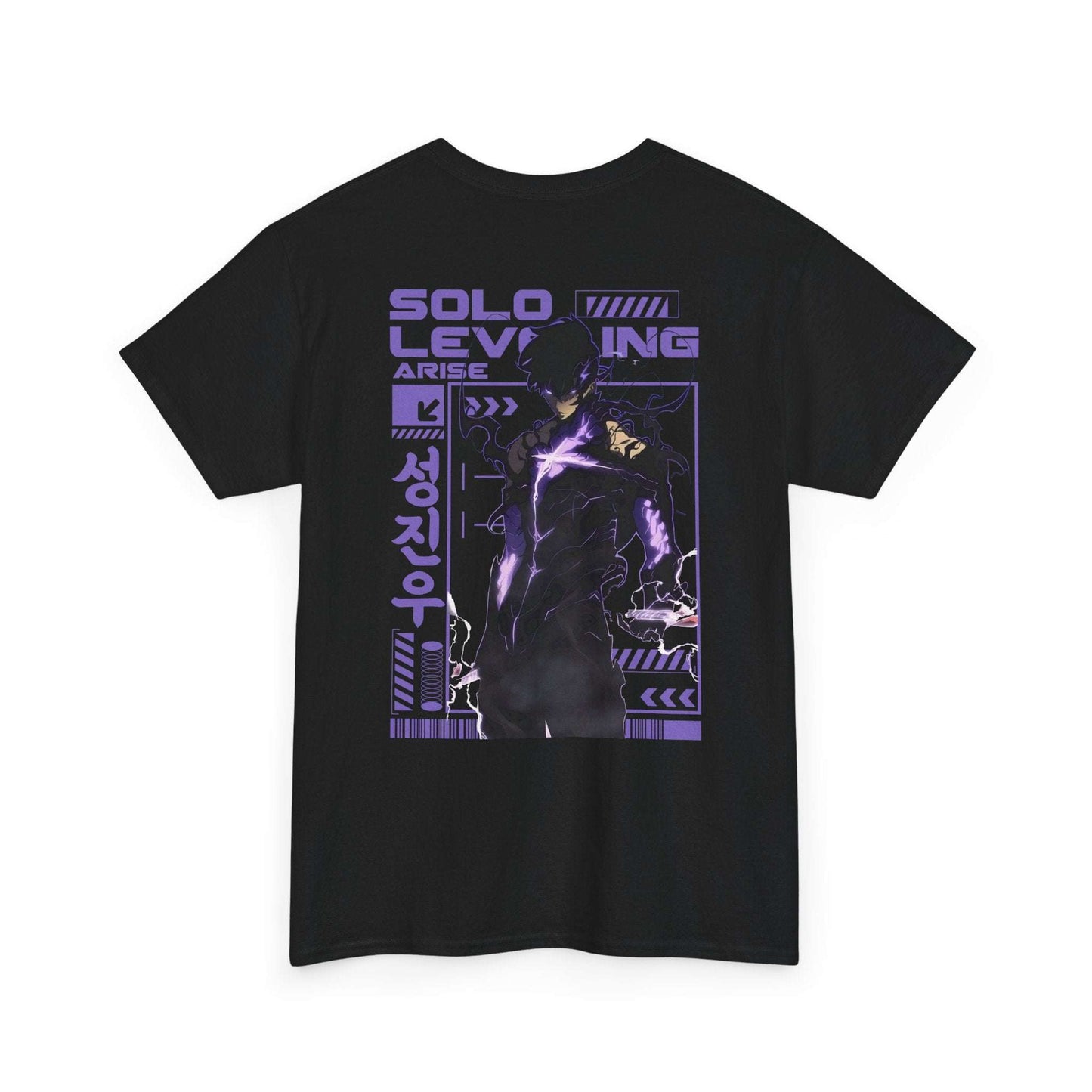 Solo Leveling Graphic Tee — Anime Manga Backprint Shirt Maklenn Solo Leveling Graphic Tee — Anime Manga Backprint Shirt T-Shirt Maklenn www.maklenn.com India 21.80