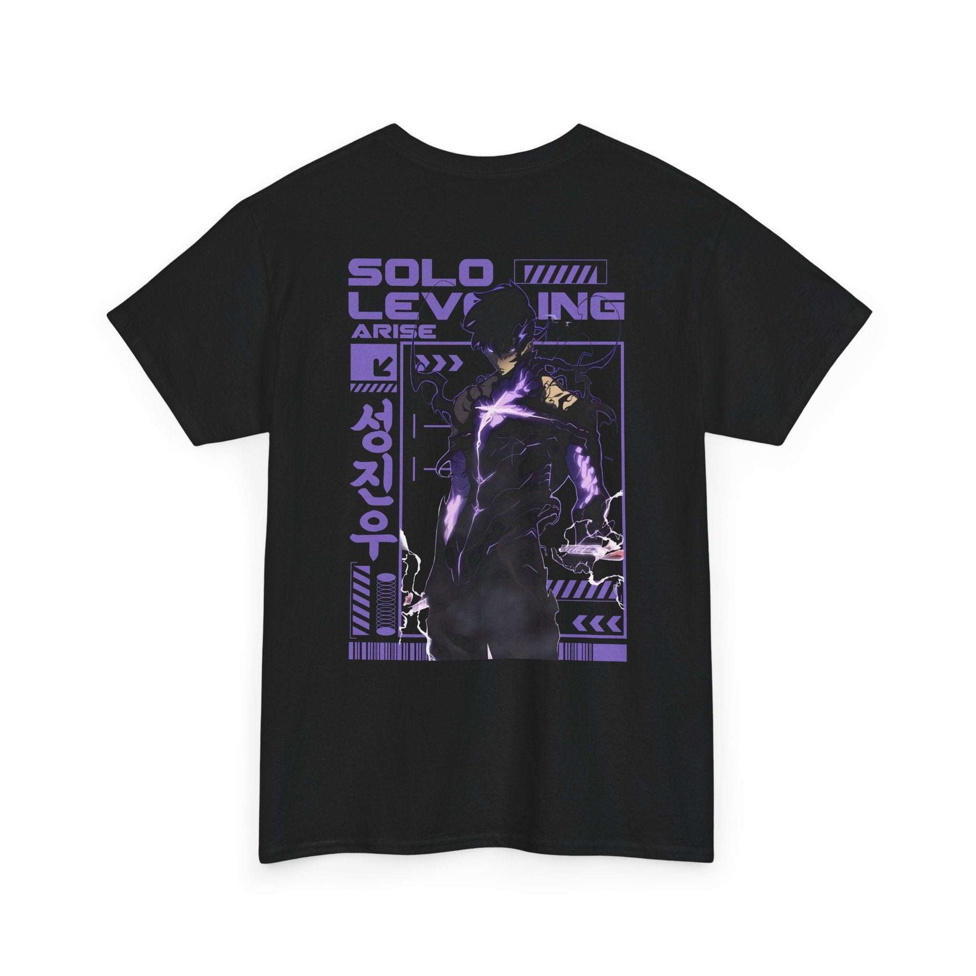 Solo Leveling Graphic Tee — Anime Manga Backprint Shirt Maklenn Solo Leveling Graphic Tee — Anime Manga Backprint Shirt T-Shirt Maklenn www.maklenn.com India 21.80
