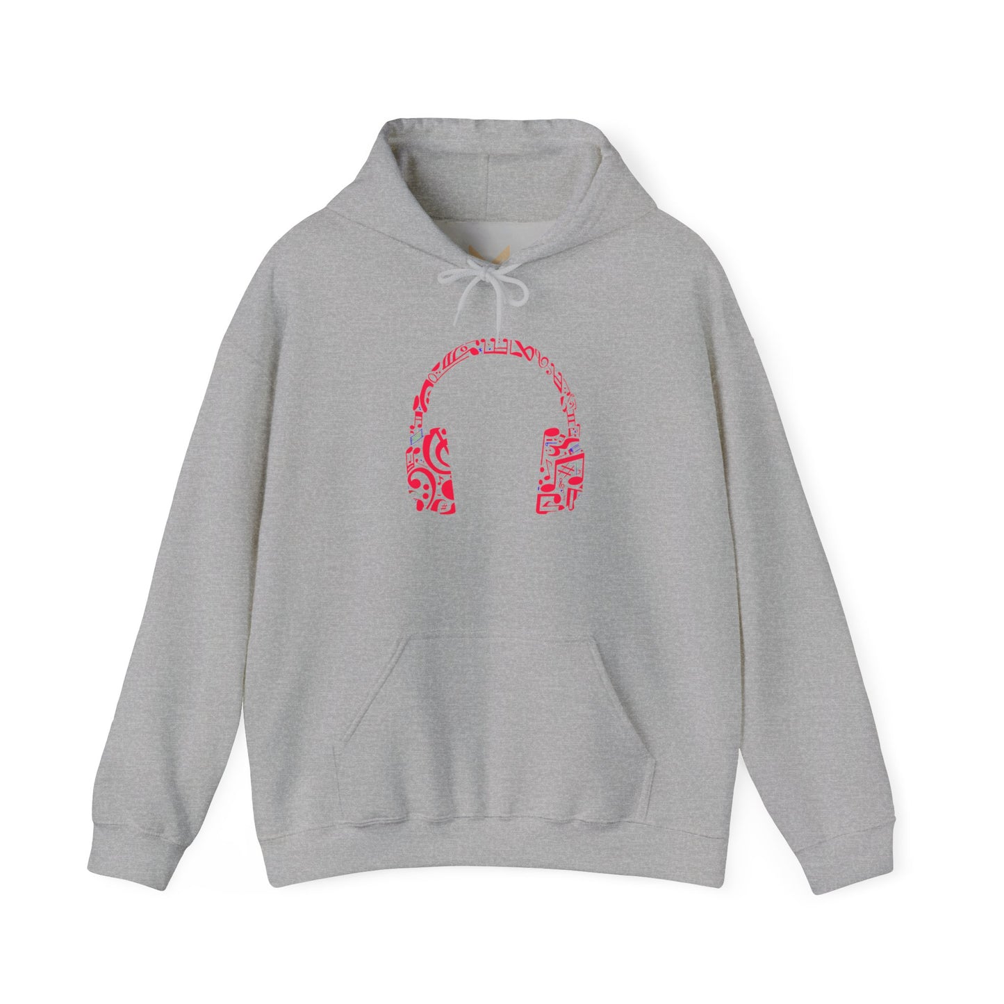 Music Vibes Unisex Hoodie - Cozy Sweatshirt for Music Lovers, Gift for Musicians, Casual Wear, Festival Style, Headphones Design Printify