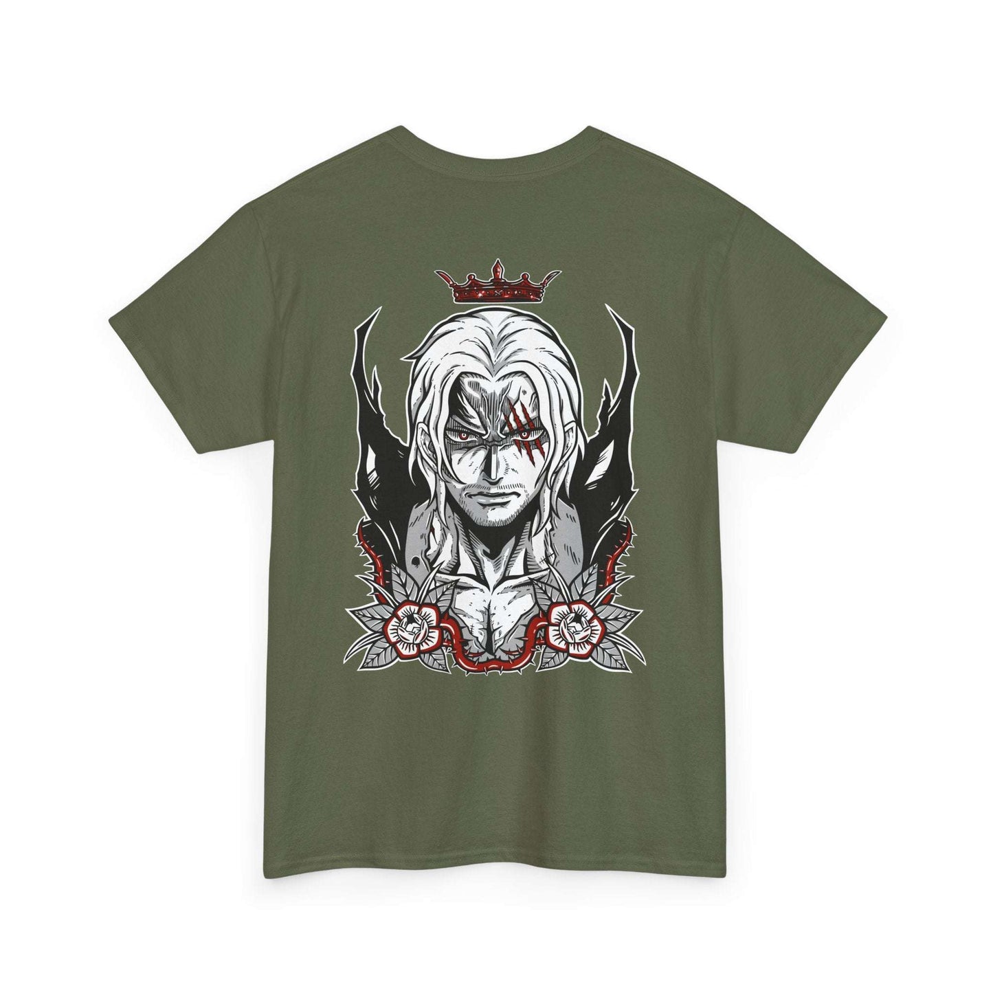 One Piece Anime Tee — White 'King' Pirate Skull Chest & Back Graphic Shirt Maklenn One Piece Anime Tee — White 'King' Pirate Skull Chest & Back Graphic Shirt T-Shirt Maklenn www.maklenn.com India 21.80