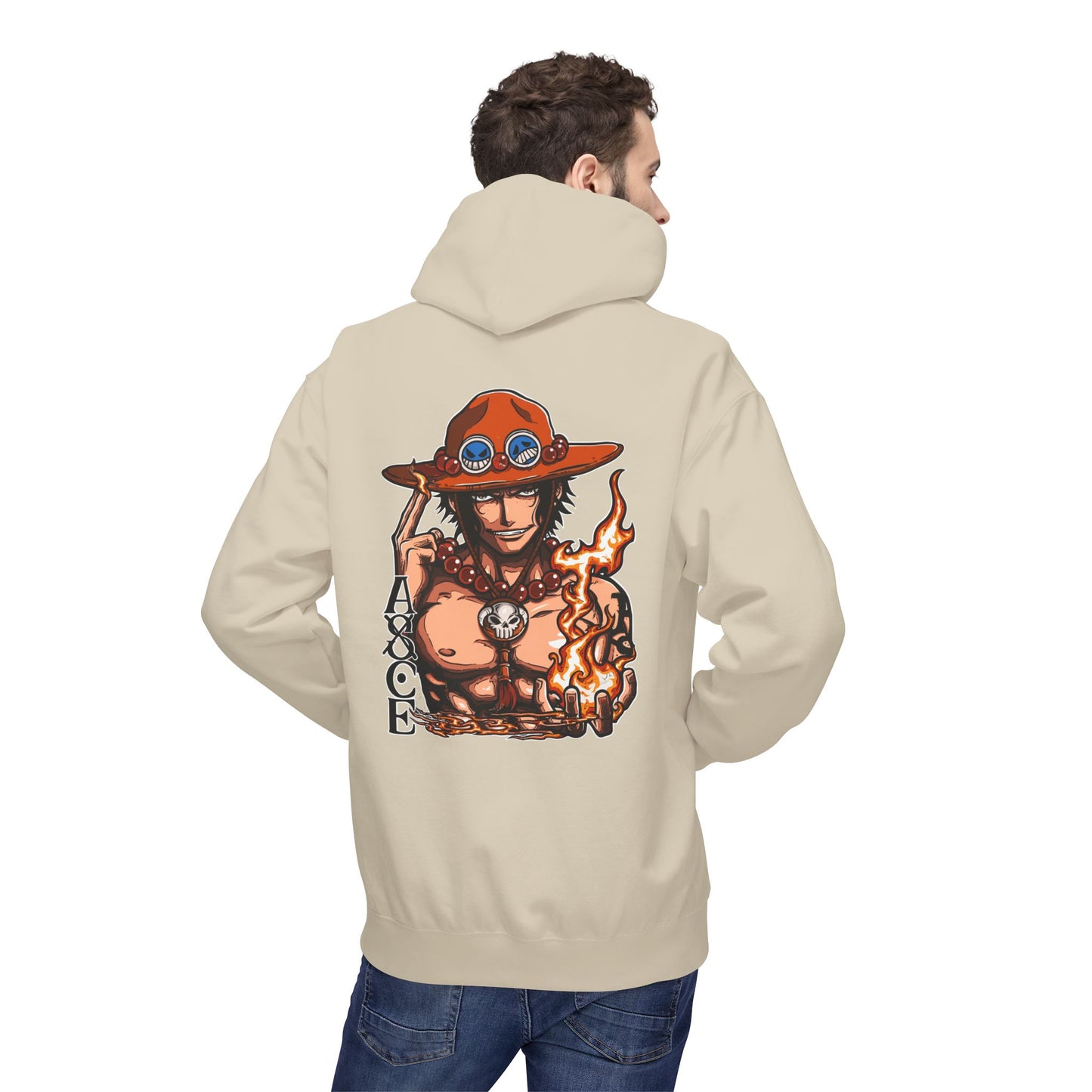Ace Flame Hoodie — One Piece Anime Pullover