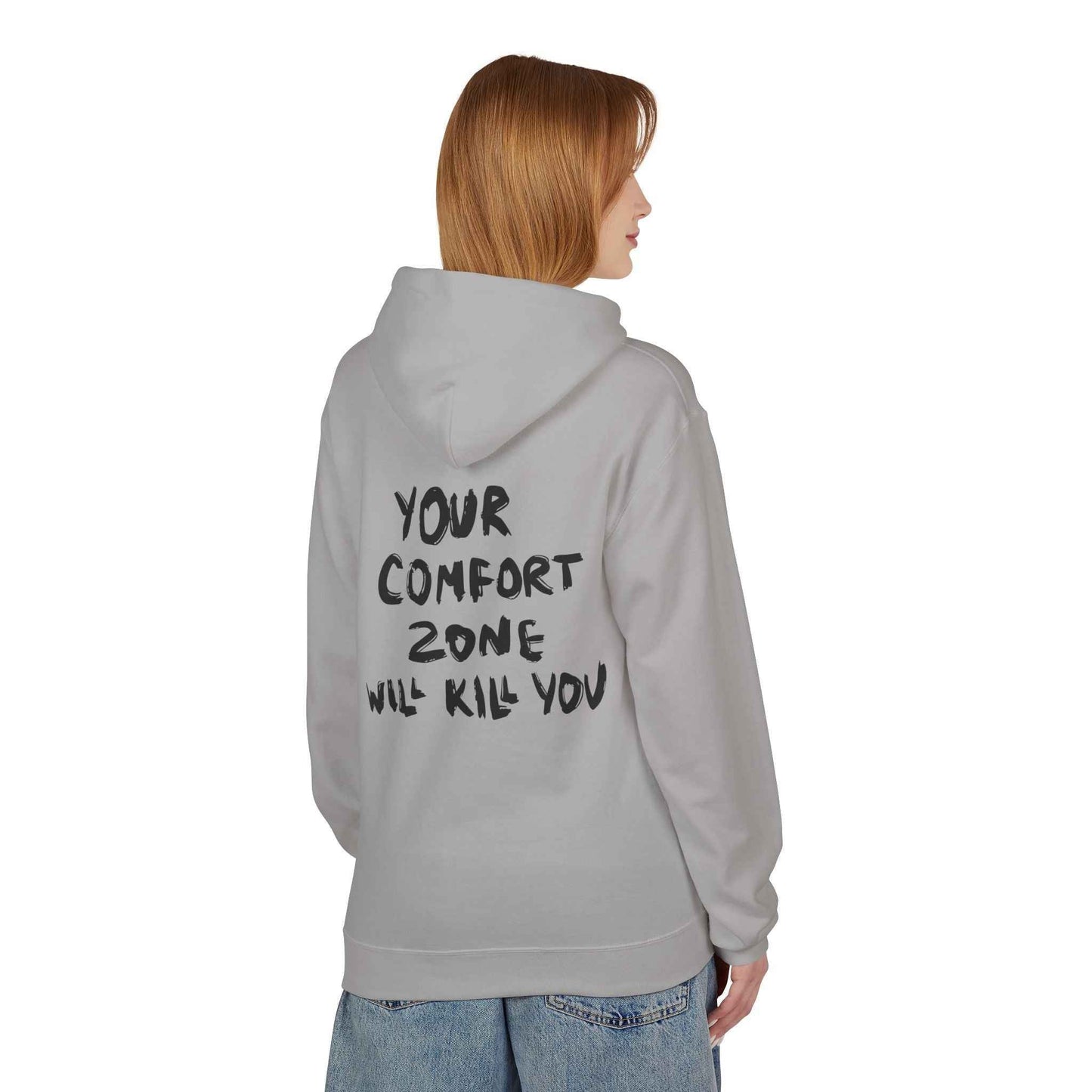 Comfort Zone Hoodie - Inspirational Quote Sweater, Motivational Gift, Cozy Fleece, Unisex Apparel for Everyday Wear, Perfect for [...]