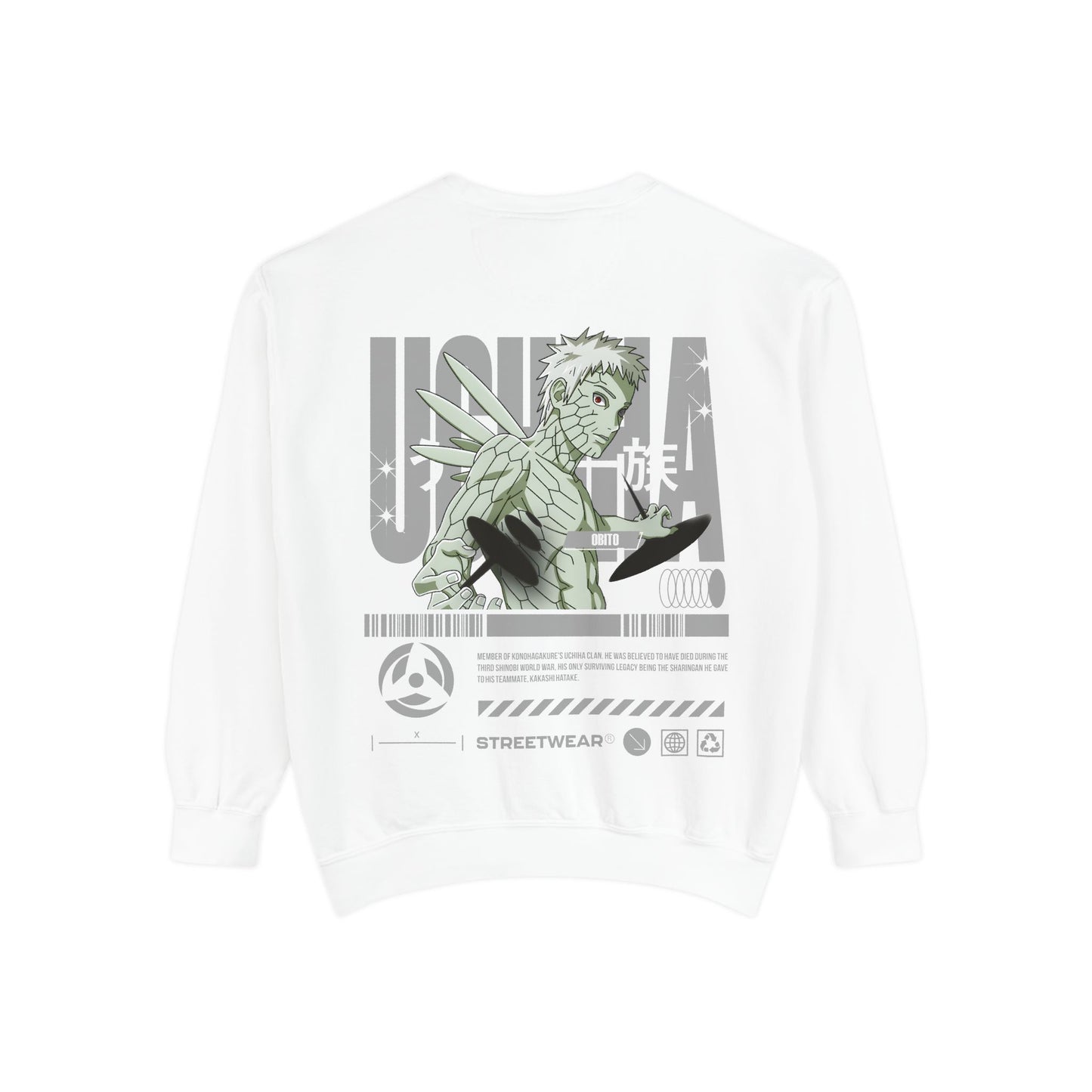 Anime Streetwear Sweatshirt - Uchiha Obito Design Printify