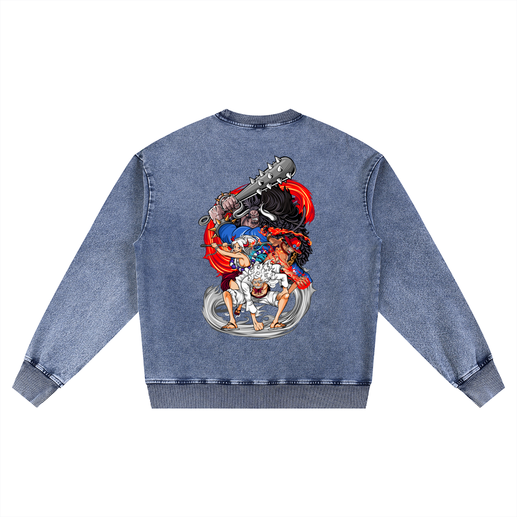 One Piece Merchant | One Piece | Snow Wash Sweatshirt ODMPOD