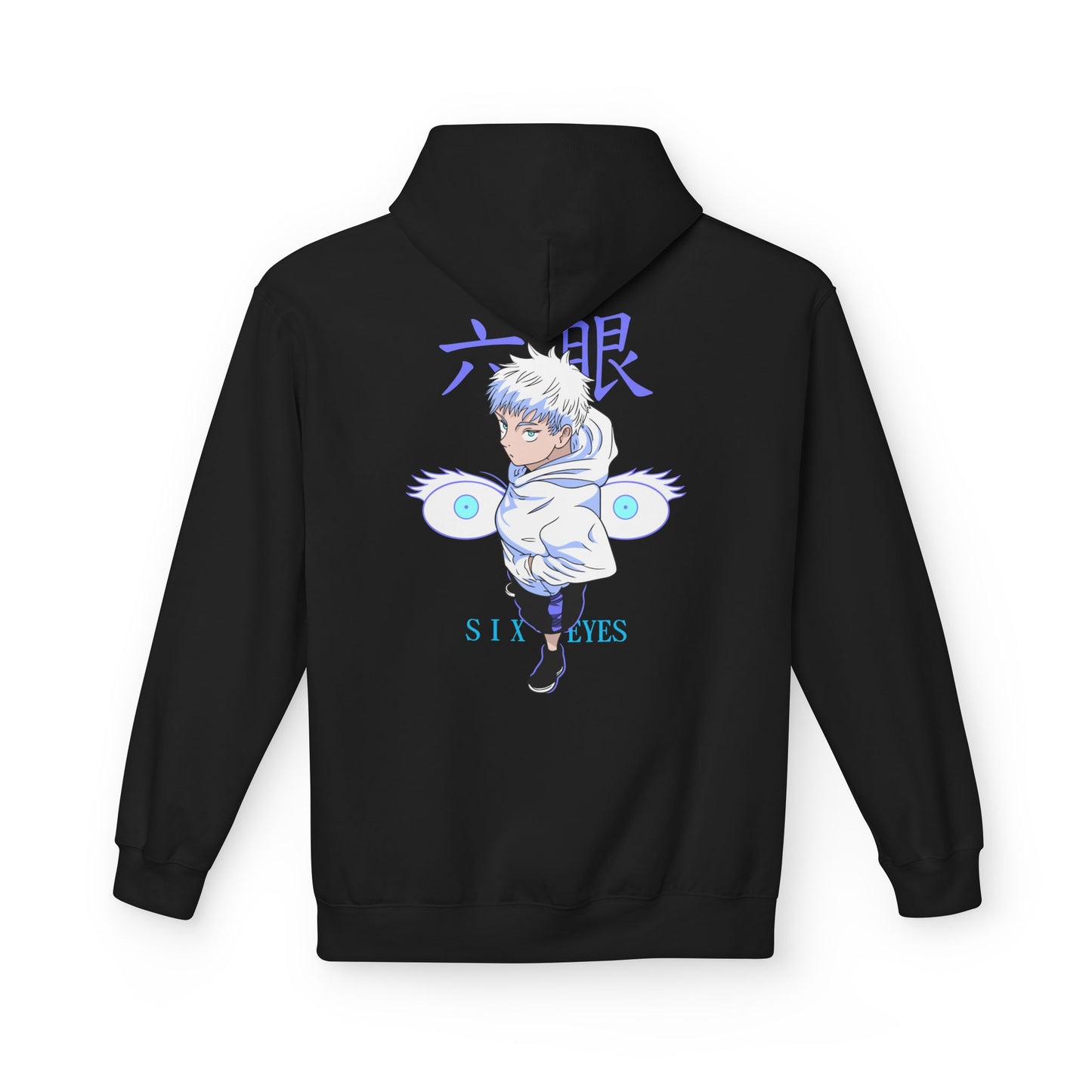 Jujutsu Kaisen Satoru Gojo Hoodie — Six Eyes Graphic Anime Pullover