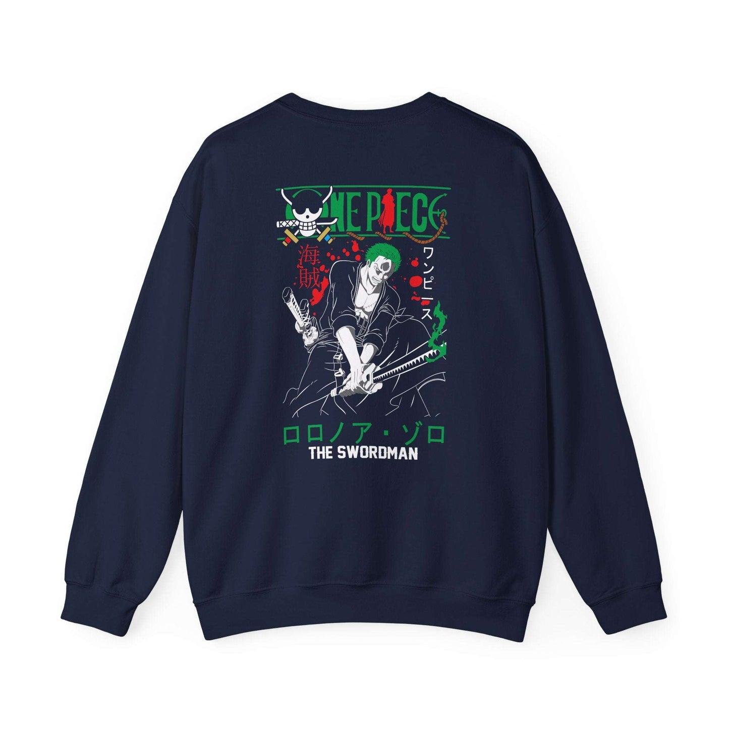 One Piece Zoro Crewneck Sweatshirt — The Swordsman Graphic Pullover Maklenn One Piece Zoro Crewneck Sweatshirt — The Swordsman Graphic Pullover Sweatshirt Maklenn www.maklenn.com India 33.23
