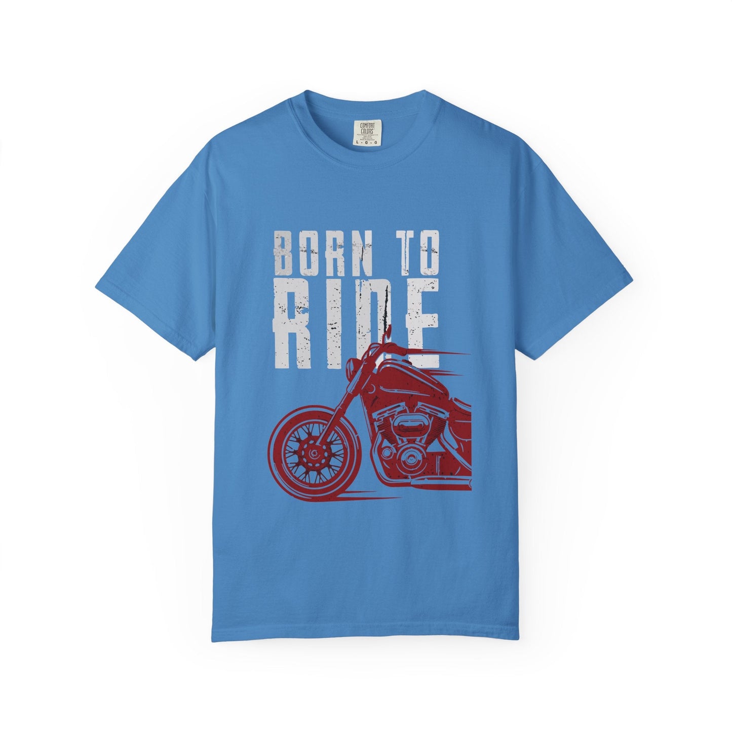 Born to Ride Motorcycle T-Shirt, Unisex Tee, Biker Apparel, Gift for Motorcycle Lovers, Casual Wear, Adventure Enthusiast Shirt - Maklenn