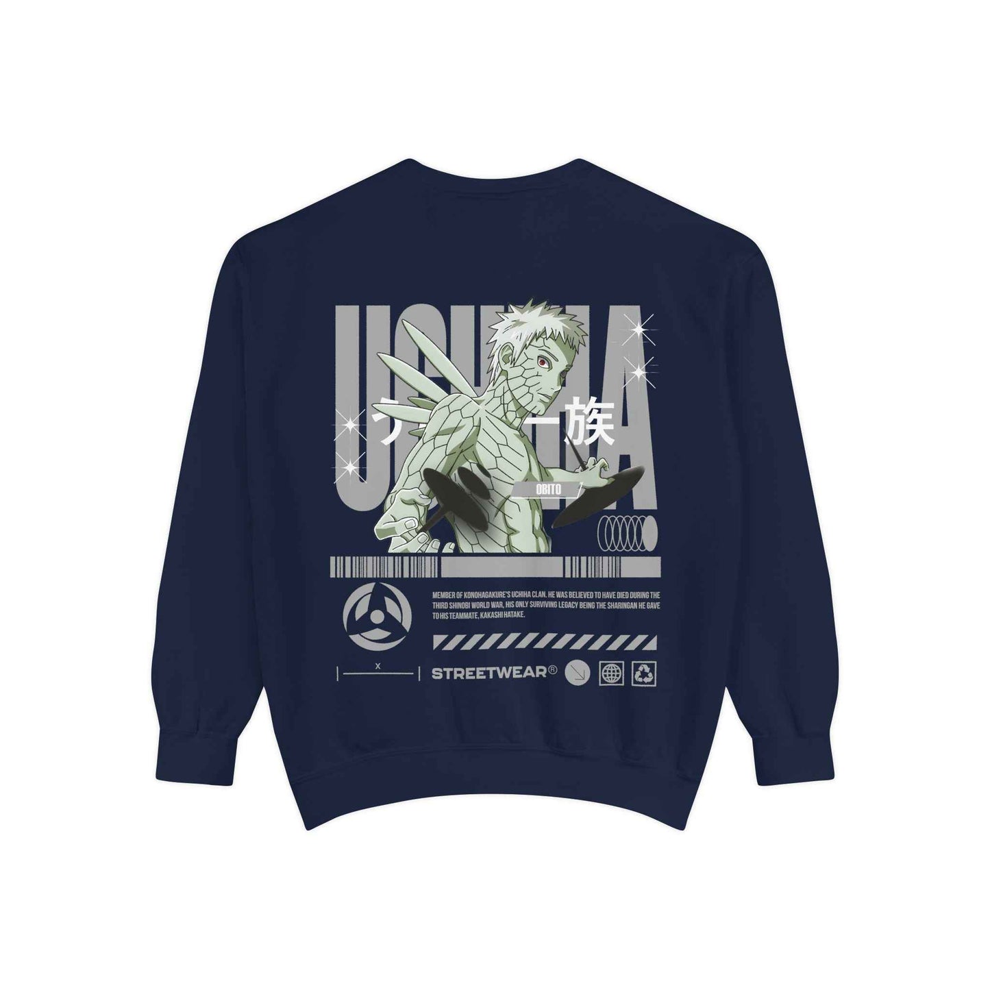Anime Streetwear Sweatshirt - Uchiha Obito Design