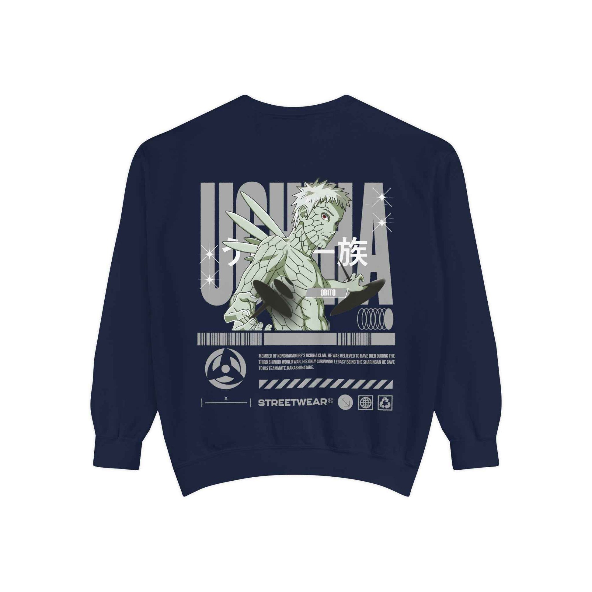 Anime Streetwear Sweatshirt - Uchiha Obito Design