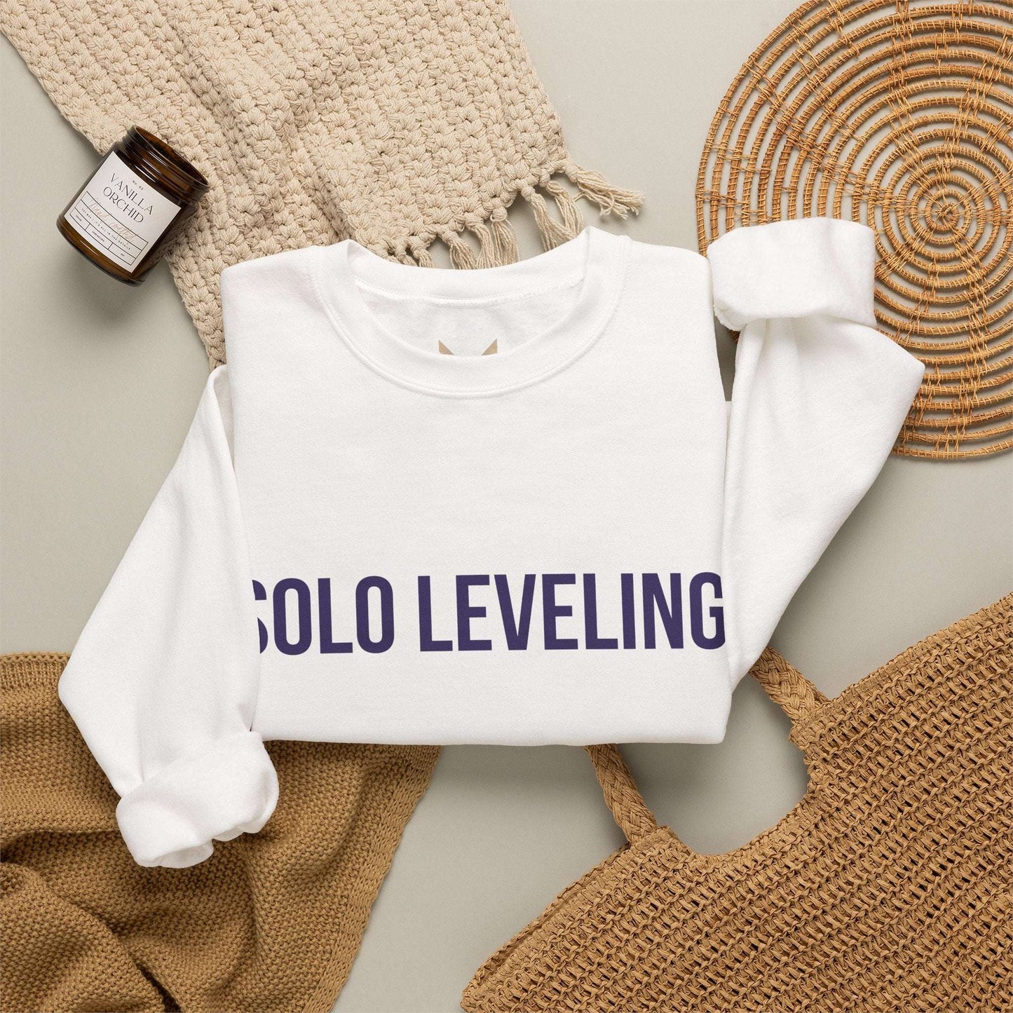 Solo Leveling Crewneck Sweatshirt — Anime Graphic Pullover (Front Logo, Back Archer Silhouette) Maklenn Solo Leveling Crewneck Sweatshirt — Anime Graphic Pullover (Front Logo, Back Archer Silhouette) Sweatshirt Maklenn www.maklenn.com India