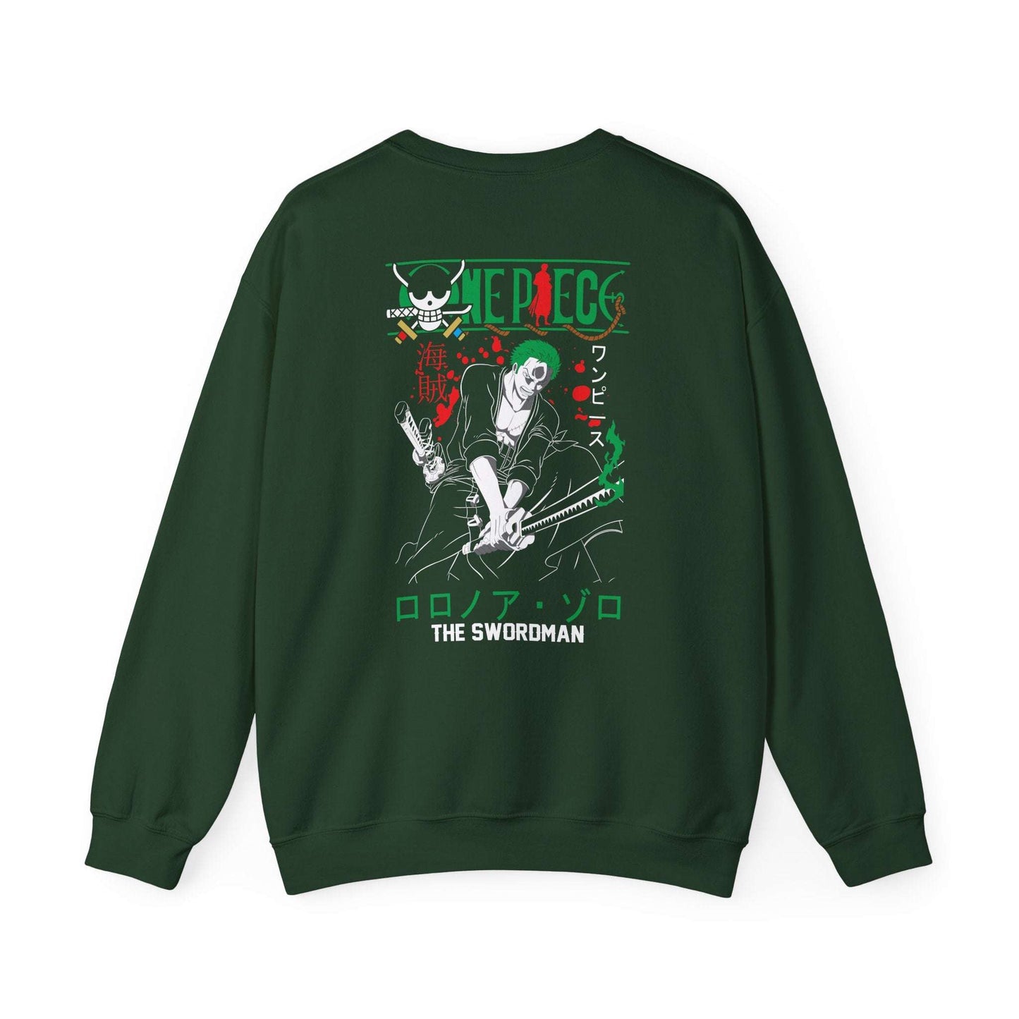 One Piece Zoro Crewneck Sweatshirt — The Swordsman Graphic Pullover Maklenn One Piece Zoro Crewneck Sweatshirt — The Swordsman Graphic Pullover Sweatshirt Maklenn www.maklenn.com India 33.23