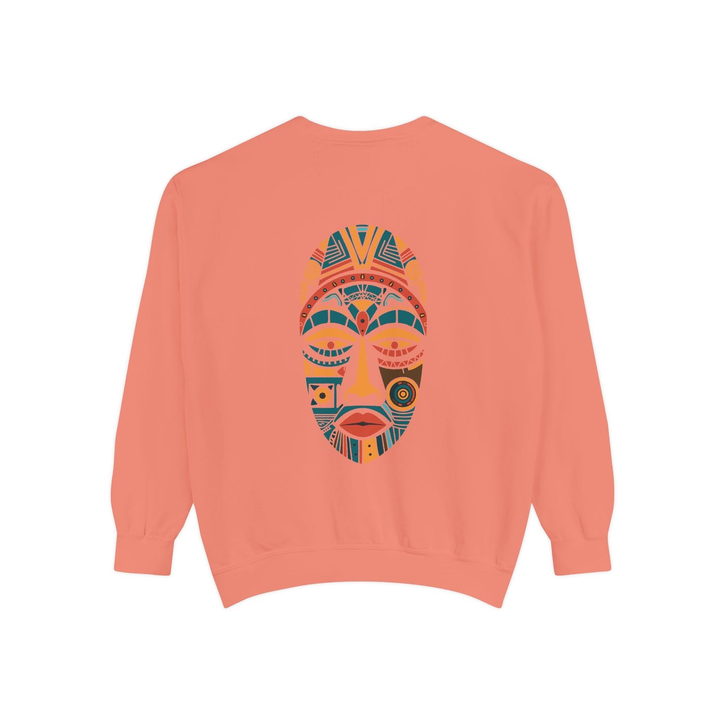 Artistic Unisex Sweatshirt - Colorful Face Design, Cozy Casual Wear, Perfect for Gifts, Fall Fashion, Unique Style Printify
