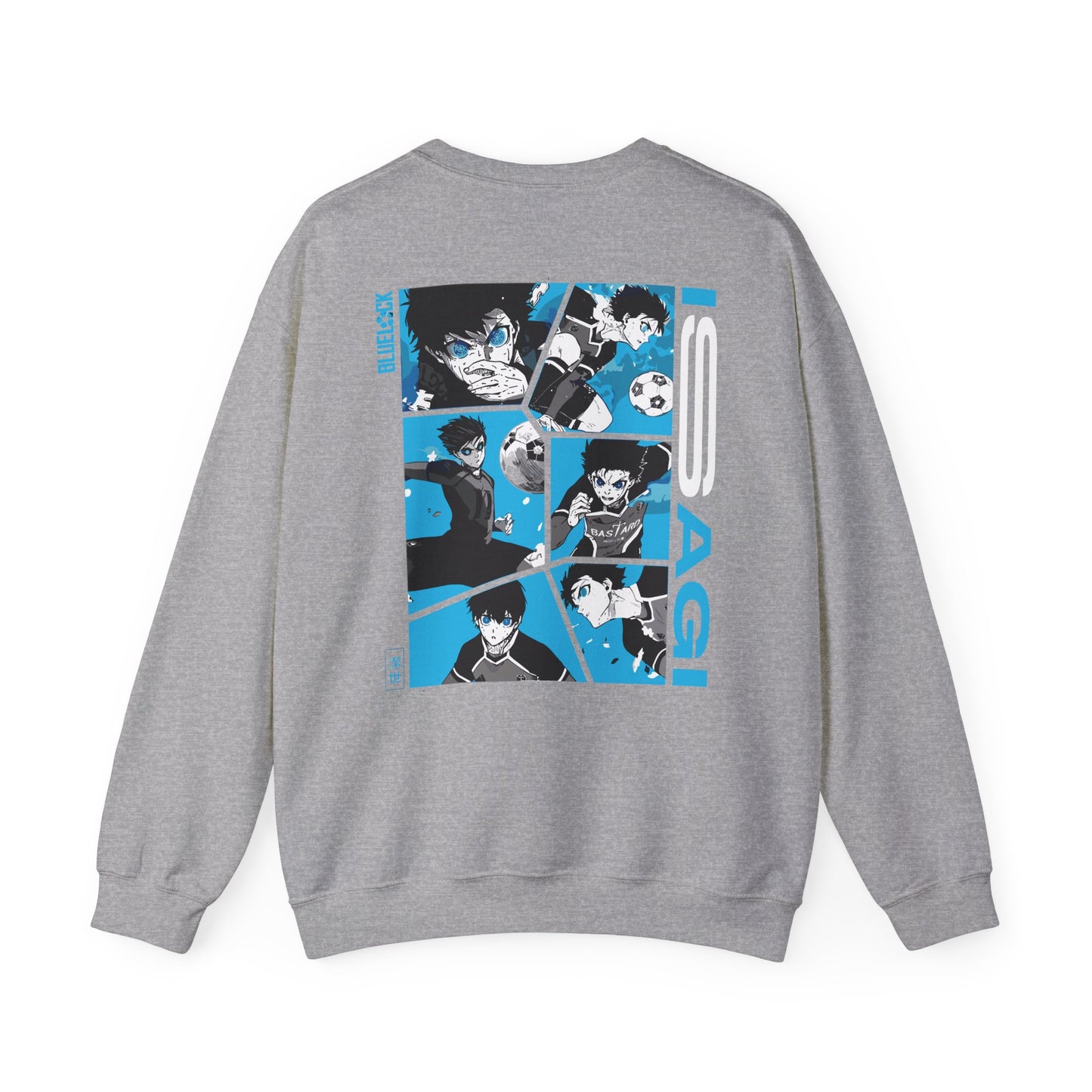 Isagi "Ego Vision" Blue Lock Heavyweight Tee | Maklenn