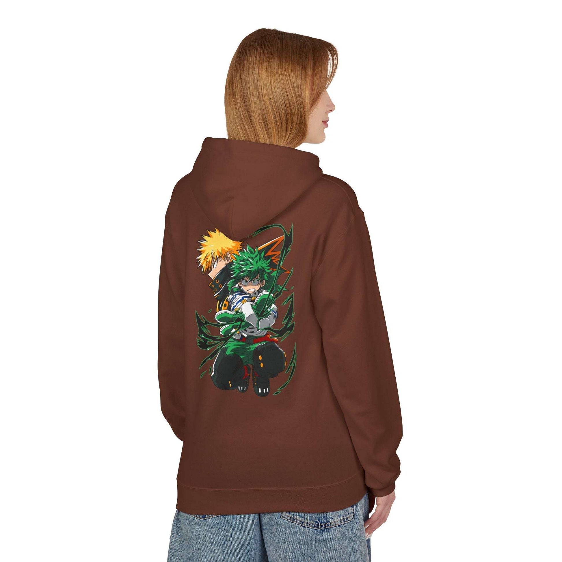 Anime Hero Duo Hoodie — Action Back Print with Japanese Logo Maklenn Anime Hero Duo Hoodie — Action Back Print with Japanese Logo Hoodie Maklenn www.maklenn.com India 39.87