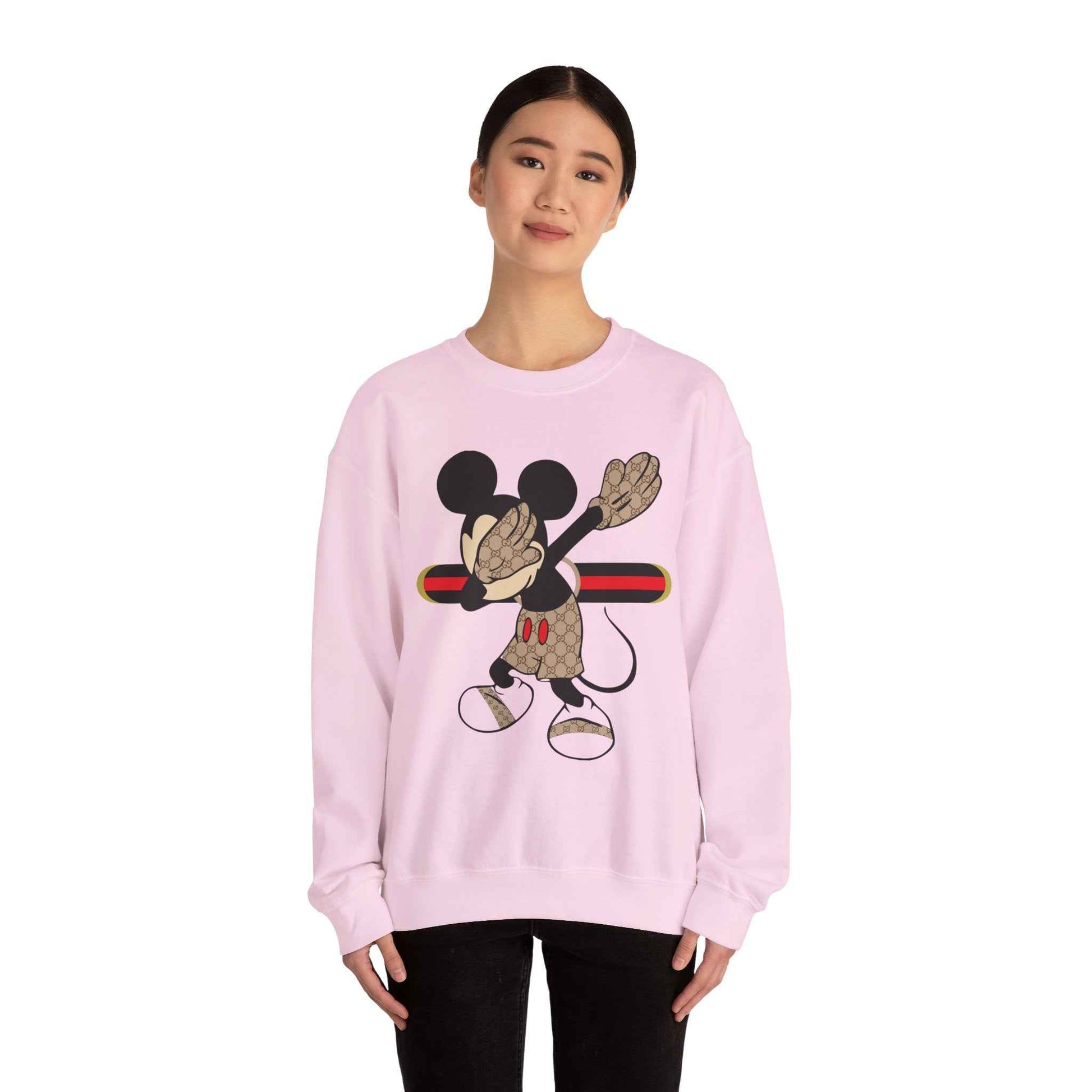 Mickey Mouse Graphic Crewneck Sweatshirt, Unisex Warm Casual Wear, Perfect for Disney Fans, Gift for Birthdays, Cozy Lounge Top