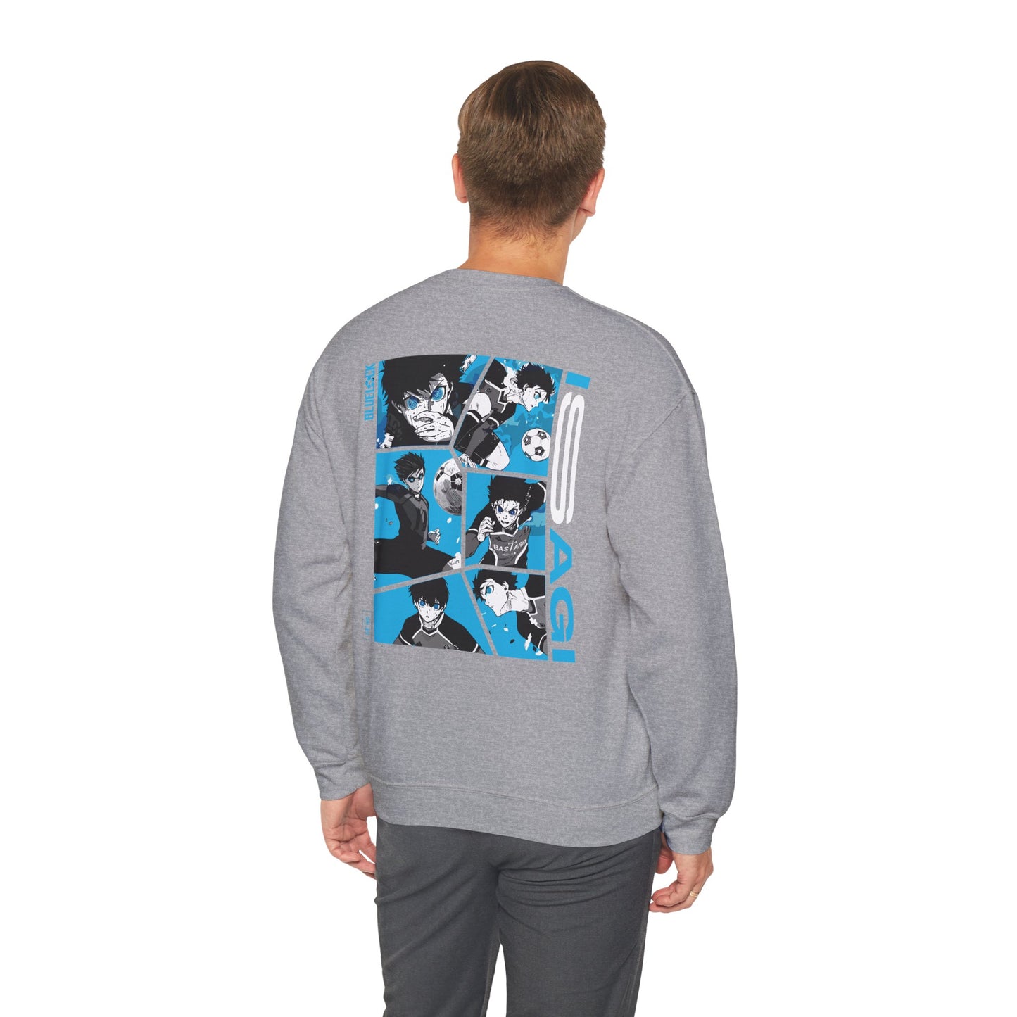 Isagi "Ego Vision" Blue Lock Heavyweight Tee | Maklenn
