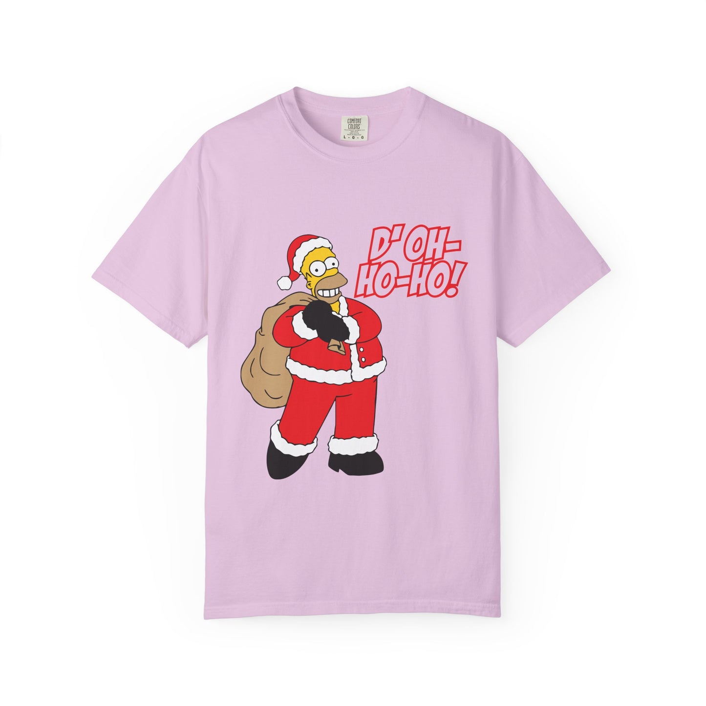 Holiday Cartoon Santa Tee — "D'oh-Ho-Ho!" Christmas T-Shirt Printify