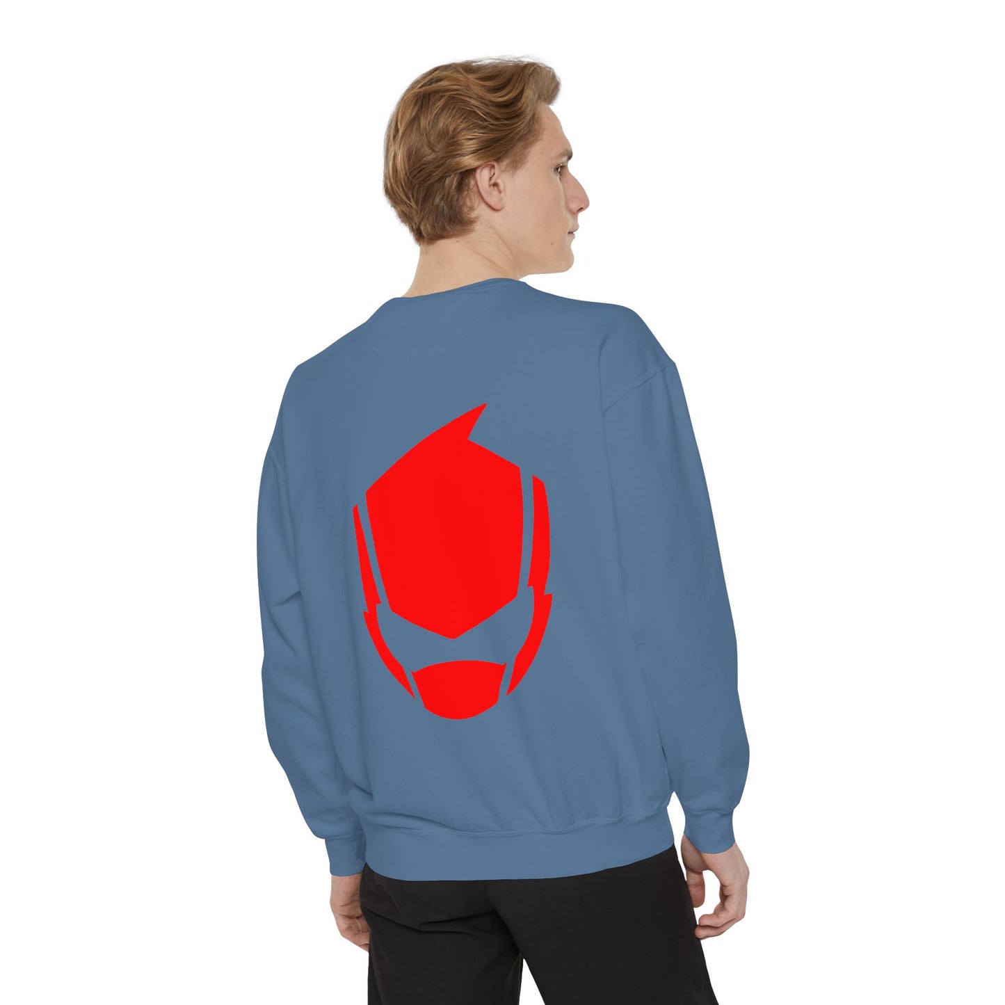 Bold Graphic Unisex Sweatshirt, Cozy Streetwear, Perfect Gift for Comics Fans, Casual Everyday Wear, Unique Holiday Apparel Printify