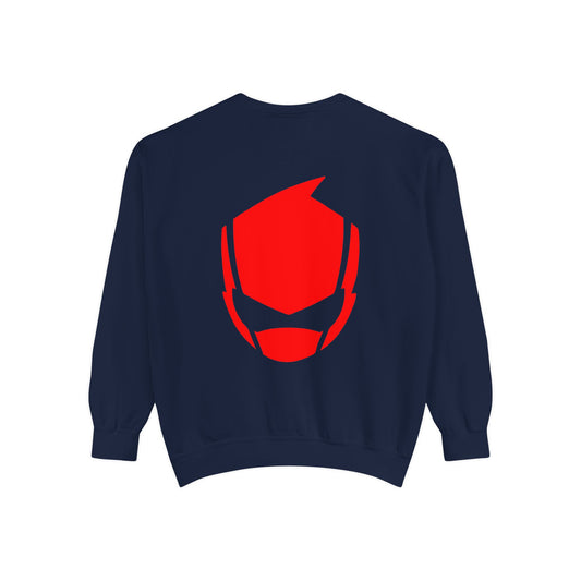Bold Graphic Unisex Sweatshirt, Cozy Streetwear, Perfect Gift for Comics Fans, Casual Everyday Wear, Unique Holiday Apparel Printify
