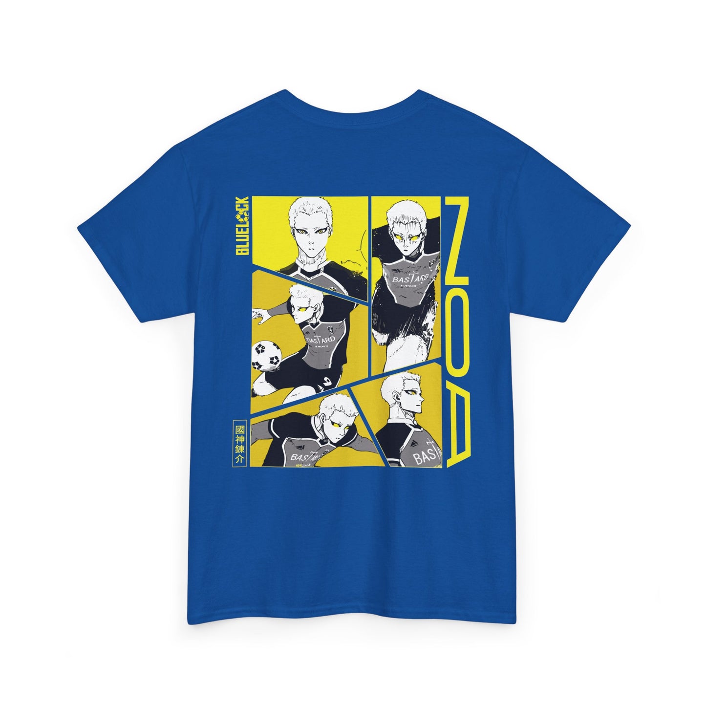Noa "Zero" Blue Lock Heavyweight Tee | Maklenn