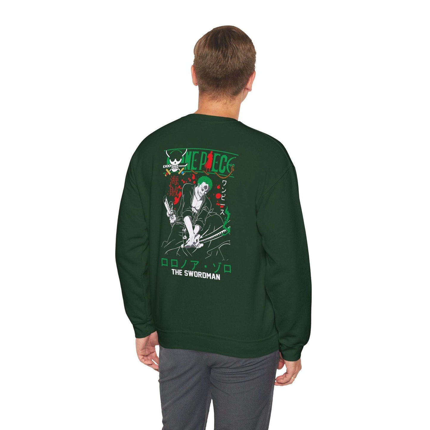 One Piece Zoro Crewneck Sweatshirt — The Swordsman Graphic Pullover Maklenn One Piece Zoro Crewneck Sweatshirt — The Swordsman Graphic Pullover Sweatshirt Maklenn www.maklenn.com India 33.23