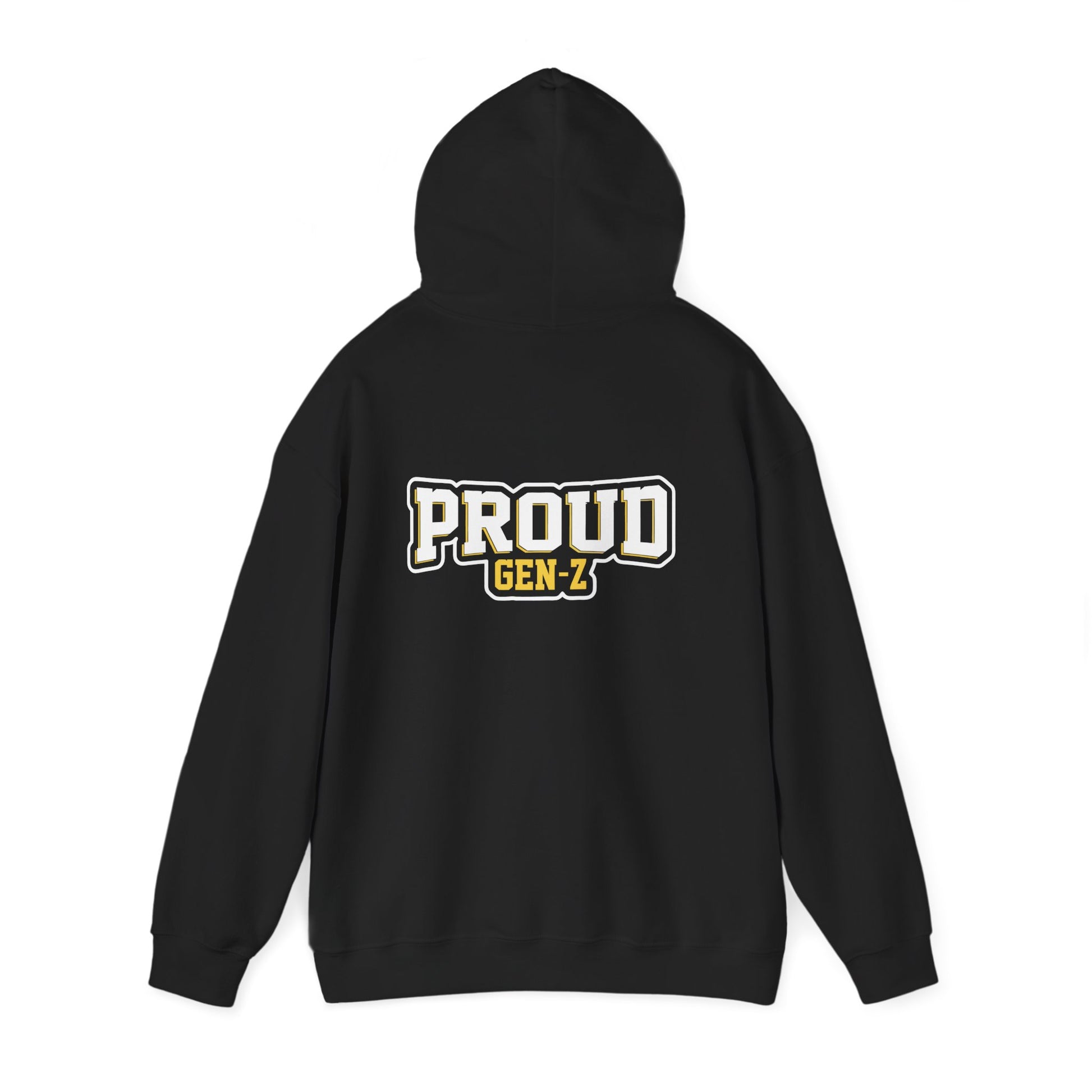 Proud Gen-Z Hoodie, Cozy Streetwear for Teens, Unisex Sweatshirt, Perfect Gift for Graduations, Everyday Casual Wear, Trendy Apparel Printify