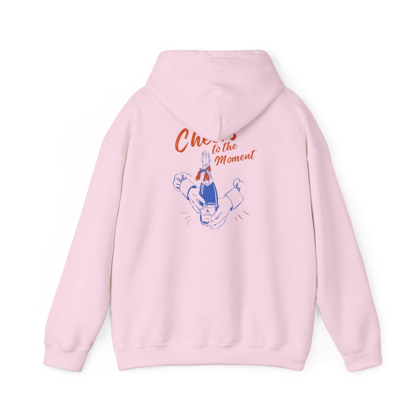 Cheers to the Moment Hoodie - Cozy Sweatshirt for Celebrations, Casual Wear, Gift for Friends, Unisex Apparel, Everyday Comfort Printify