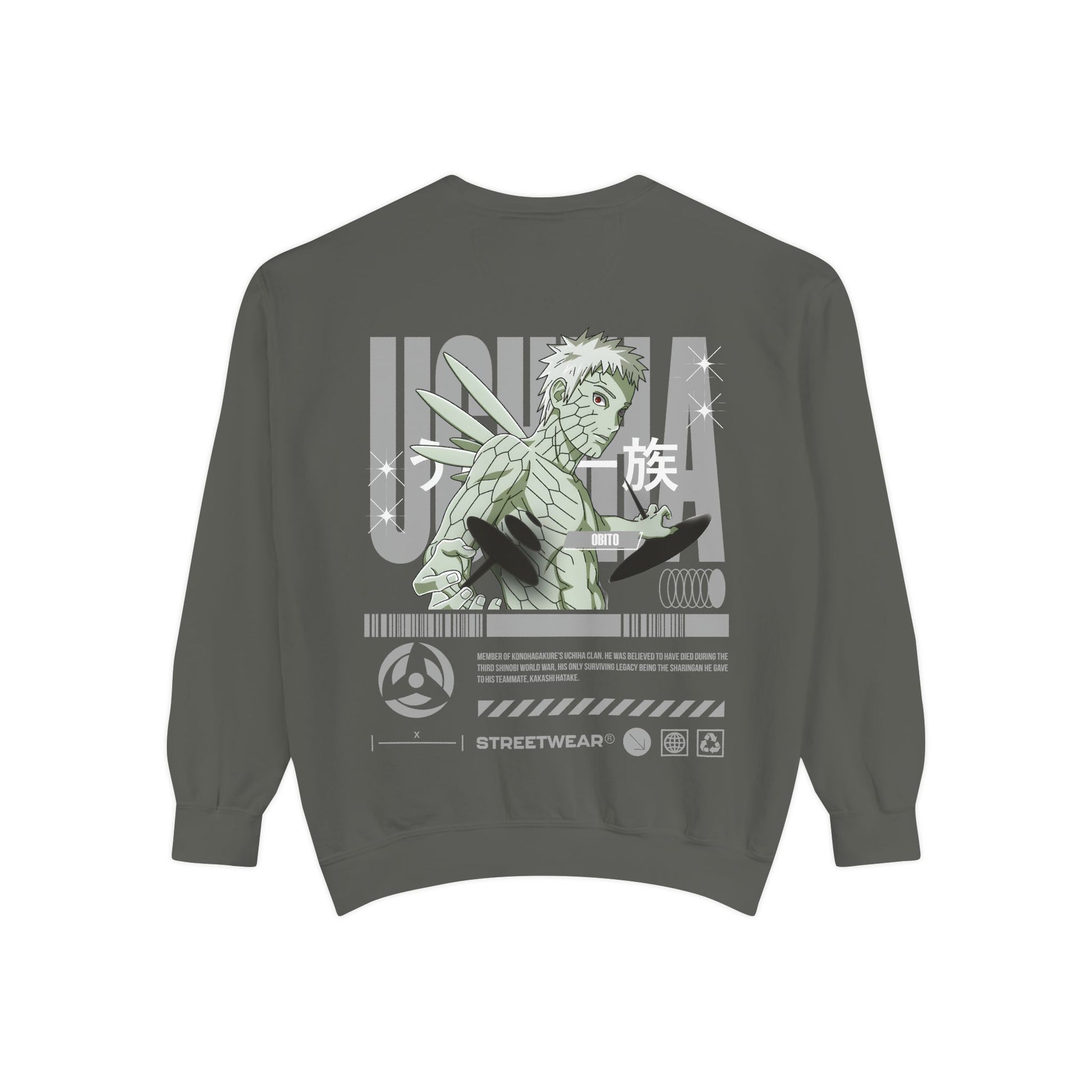 Anime Streetwear Sweatshirt - Uchiha Obito Design Printify