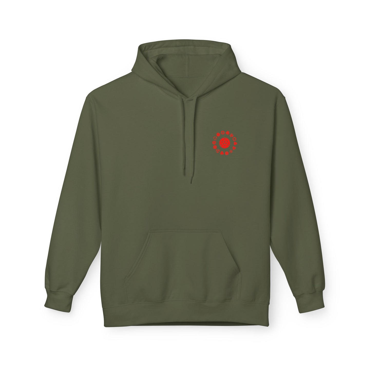Hoodie - Japanese Yokai Snake Demon Graphic Back Print (Anime Horror Streetwear)