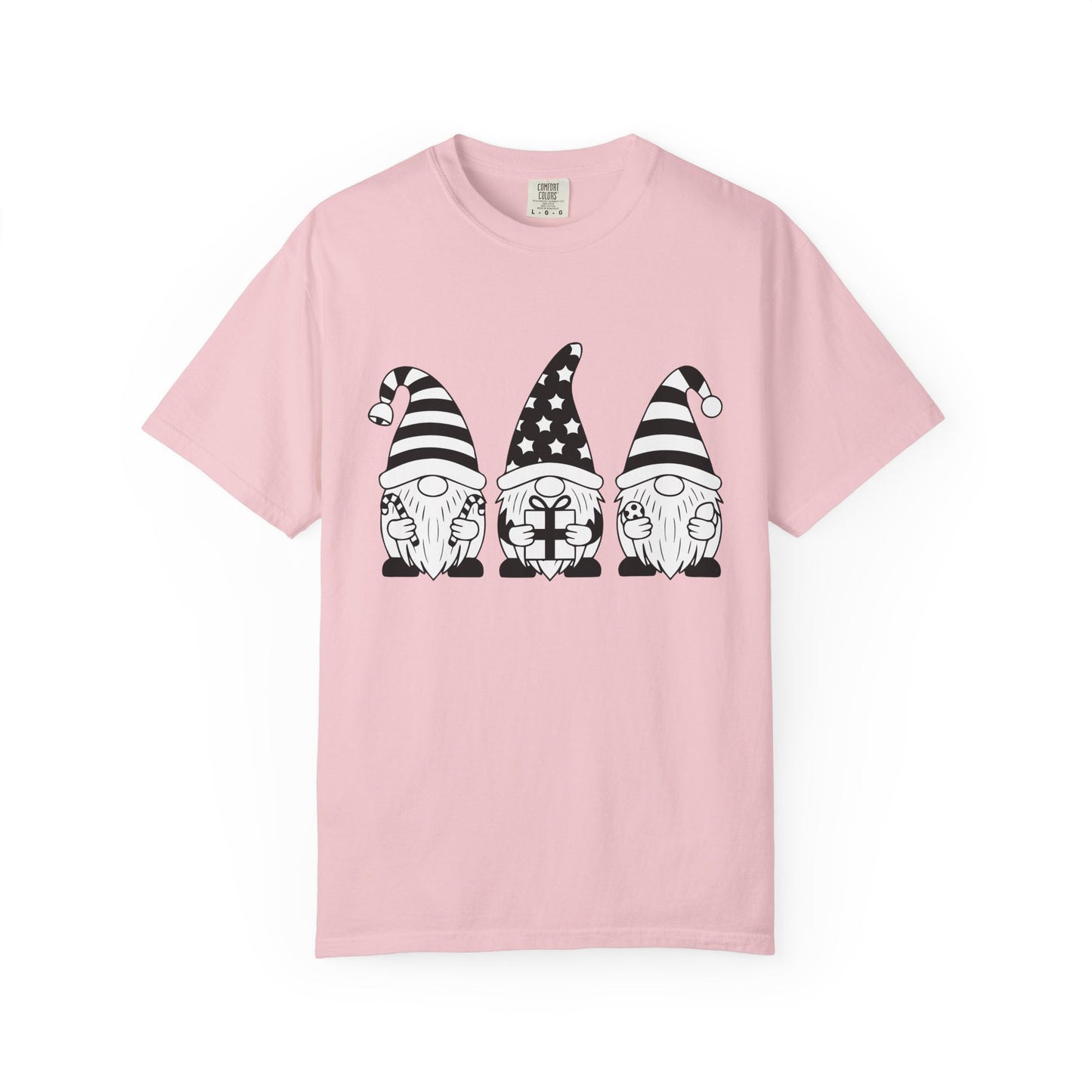 Gnome Trio Graphic T-Shirt – Patriotic Gift Gnomes Printify